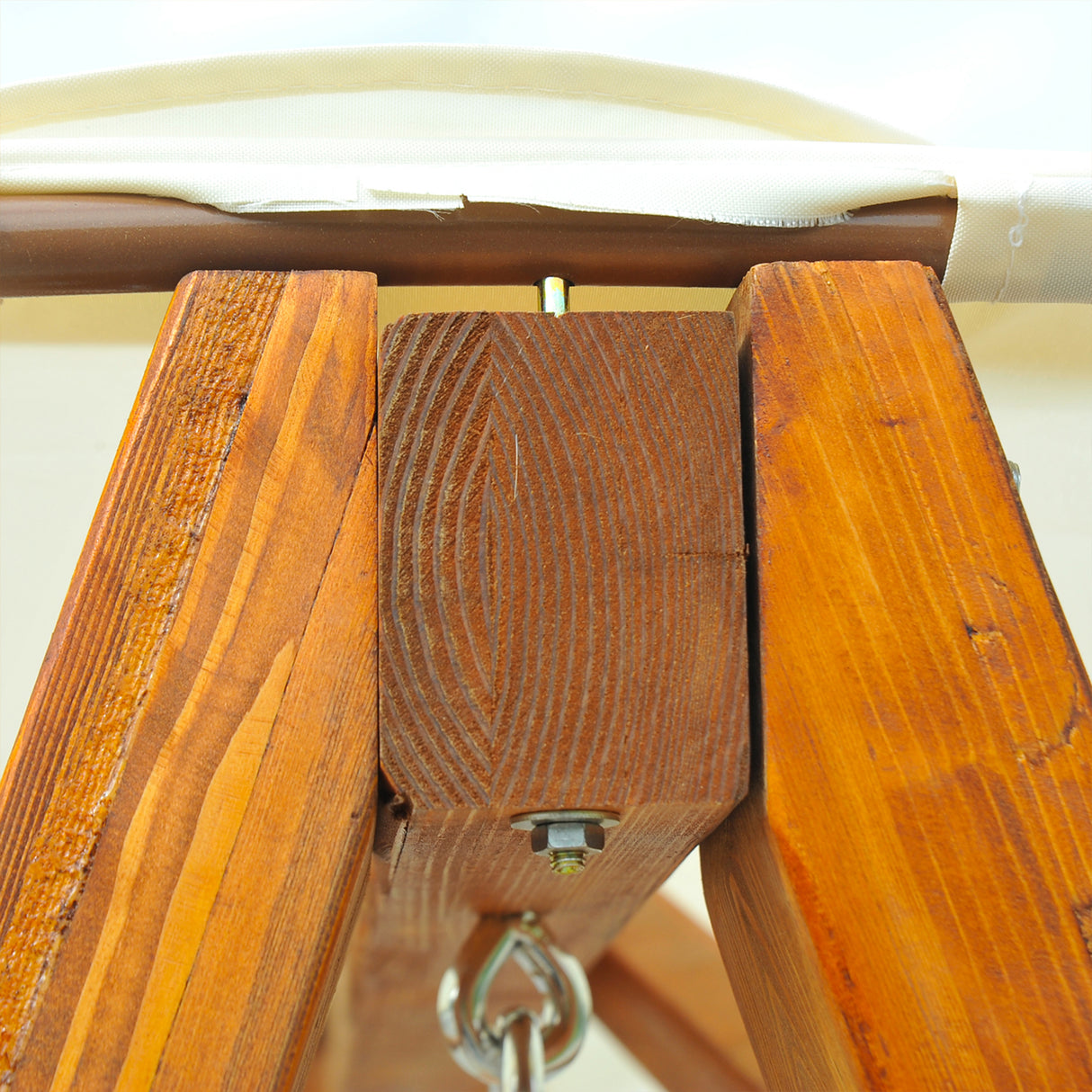 easycomfort easycomfort dondolo da giardino stile classico legno massello di pino conforme alle norme di fs tettuccio parasole in tessuto di poliestere con rivestimento di pa 162x130x185cm 240kg