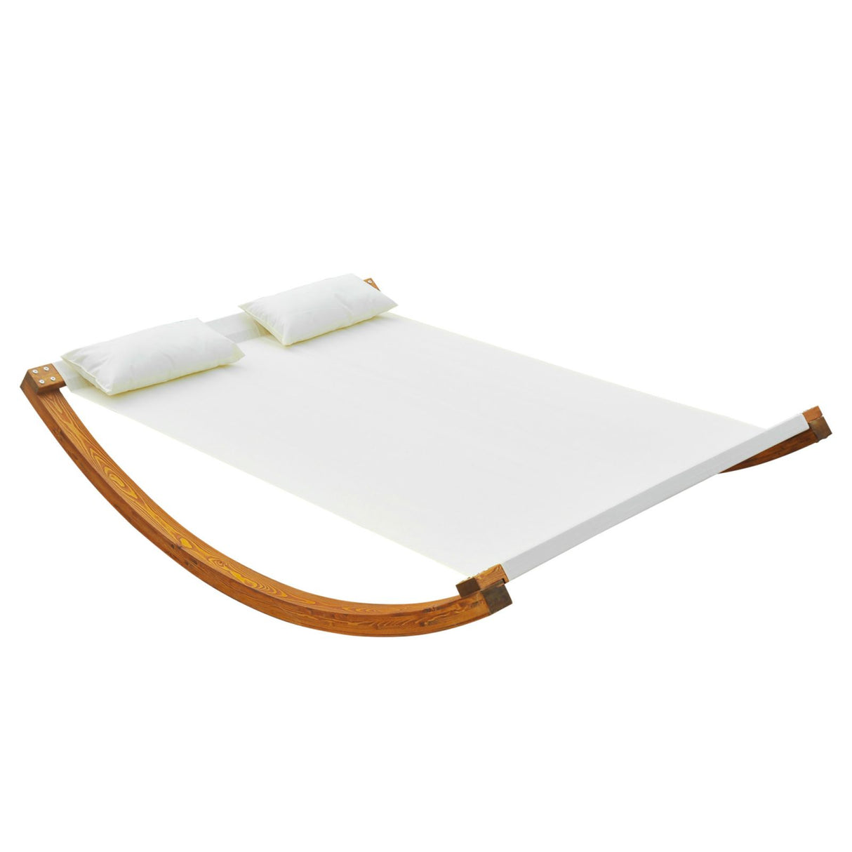 easycomfort easycomfort lettino amaca da giardino struttura in legno in cotone per 2 persone
