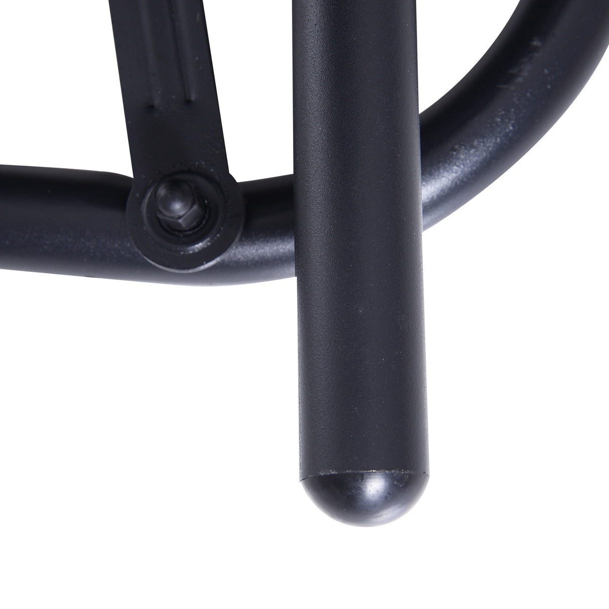 easycomfort easycomfort panchina a dondolo biposto in metallo nero 123x70x87cm