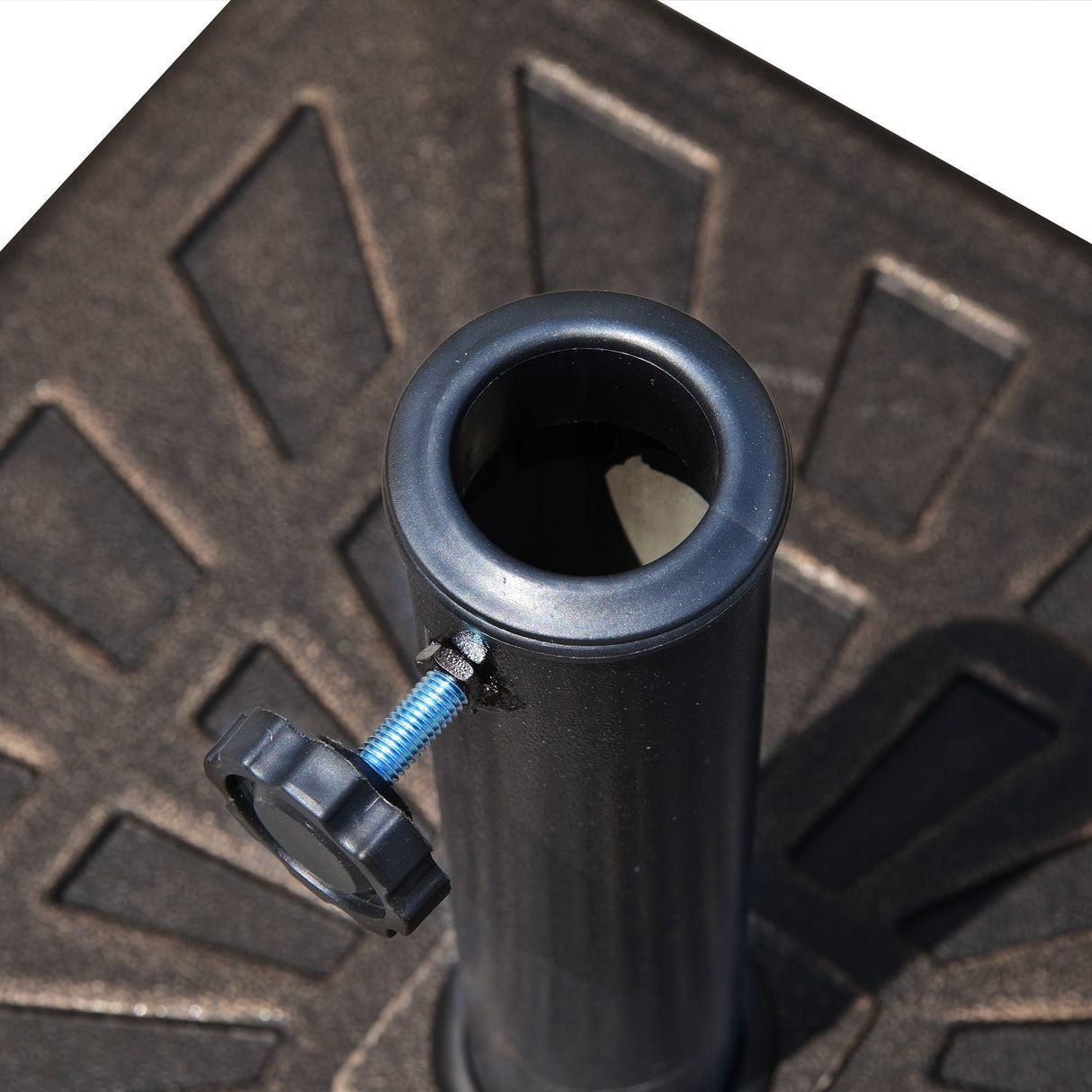 easycomfort easycomfort base per ombrellone diametro 3 8 4 8cm peso 16 8kg da giardino