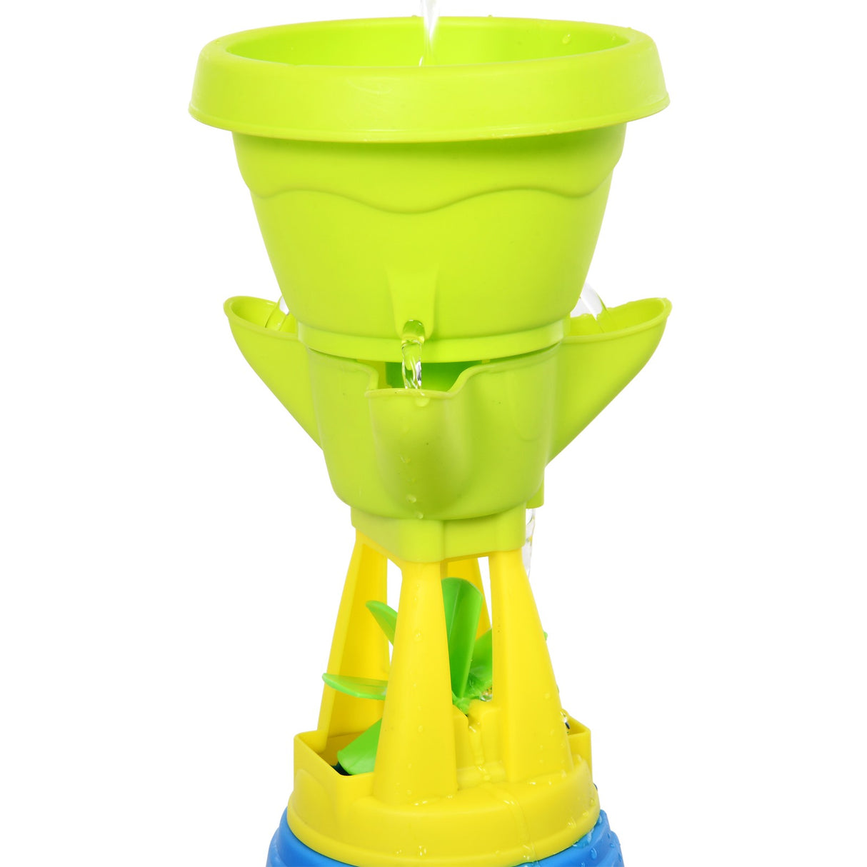 easycomfort easycomfort playset tavolino acqua e sabbia per bambini con 21 accessori set giocattoli tavolo acquatico da spiaggia ed esterni in pp 46x46x72 cm