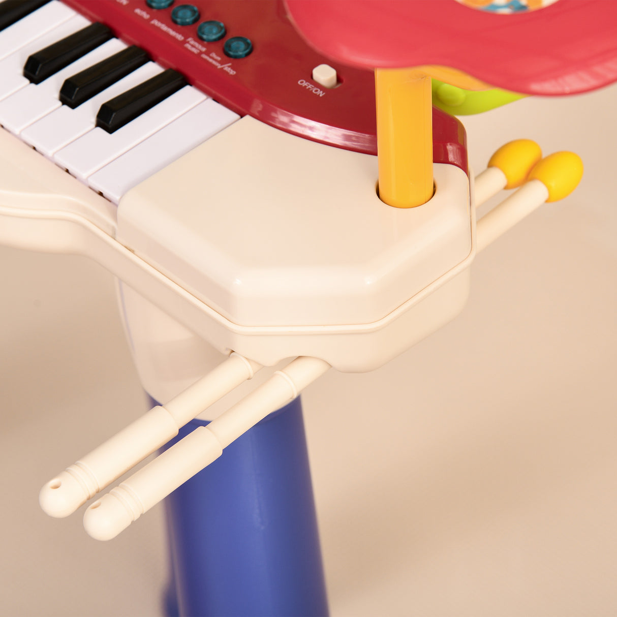 easycomfort easycomfort pianola per bambini 3 6 anni con sgabello microfono tamburo e bacchette in pp e abs 74x32 2x71 cm