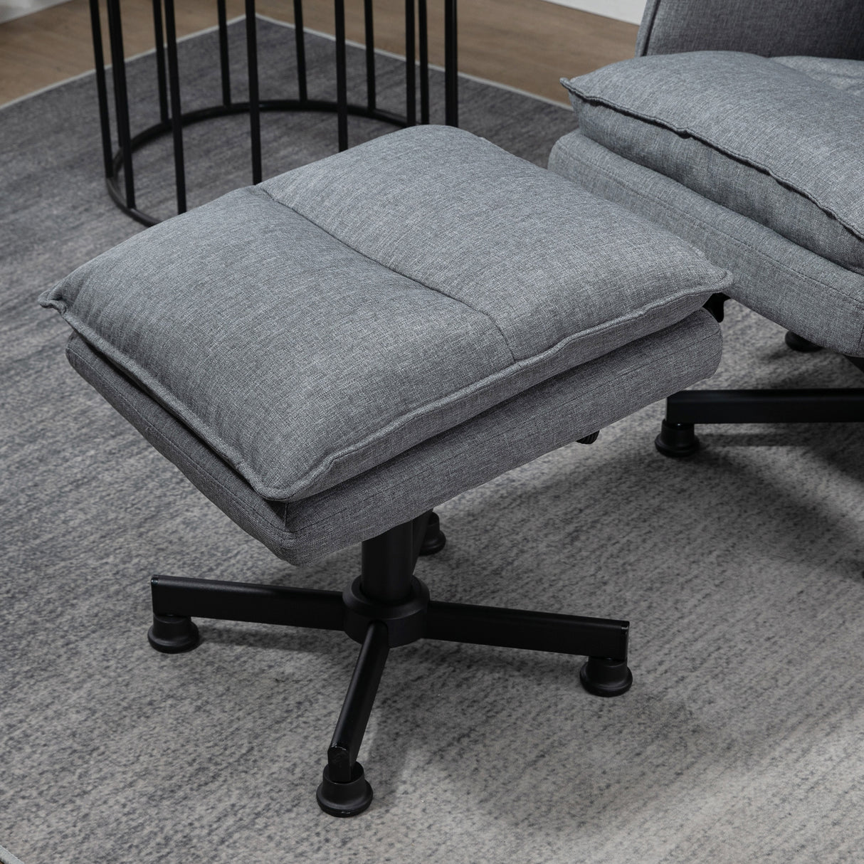 easycomfort easycomfort poltrona relax massaggiante con pouf e telecomando 8 punti massaggio e 5 programmi grigio