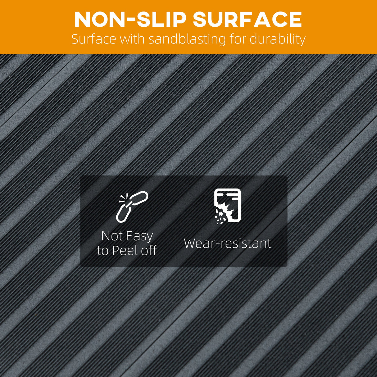 easycomfort easycomfort rampa per sedia a rotelle pieghevole in alluminio con deflettori e adesivi 91x73 6x5 1 cm nero