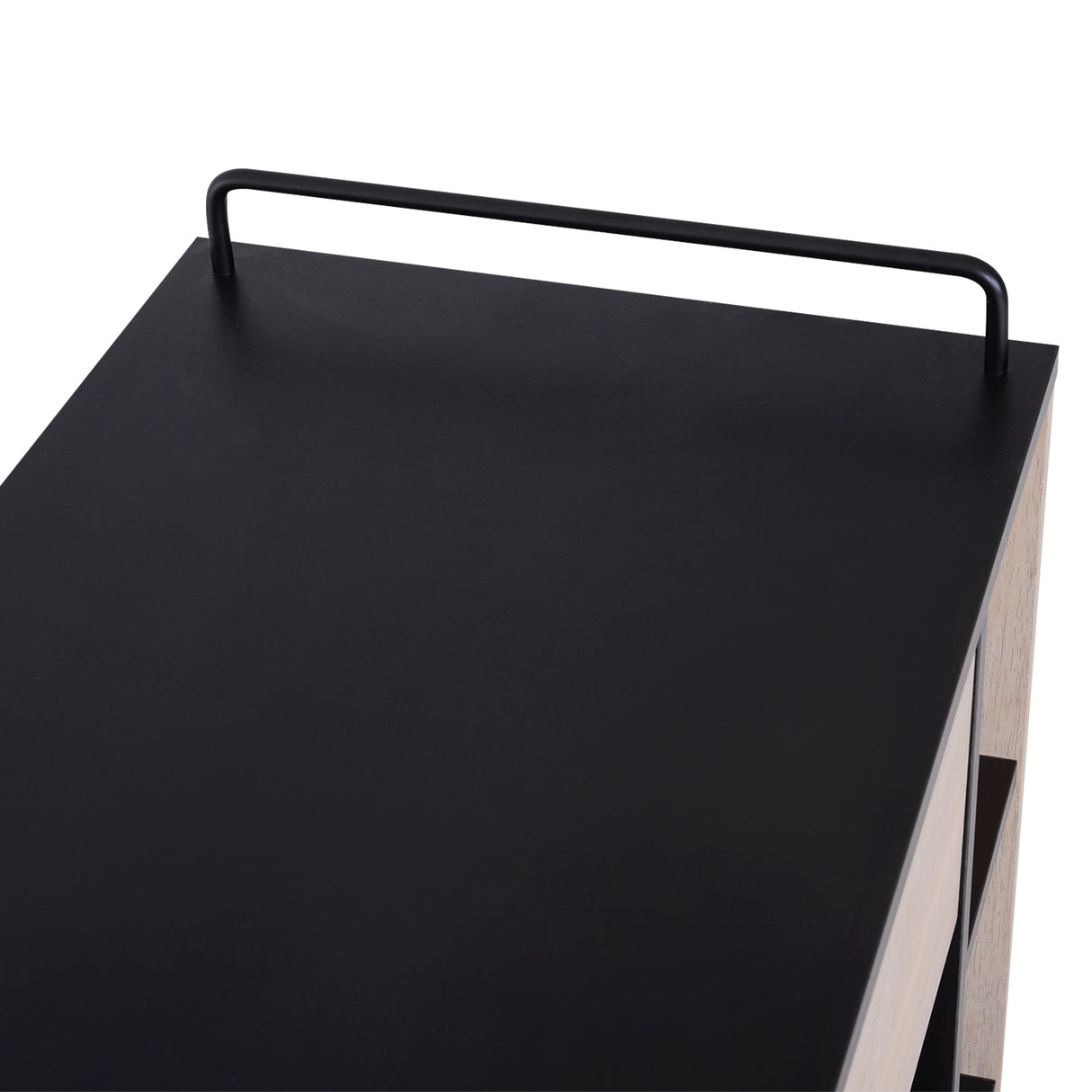 easycomfort easycomfort carrello da cucina multiuso moderno con ruote cassetto anta in legno rovere 765x40x82cm ean 8054144132174