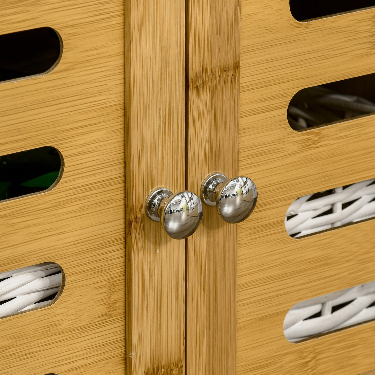 easycomfort easycomfort carrello da cucina con cassetto armadietto e cestino estraibile in legno con ruote girevoli 66x36x79cm