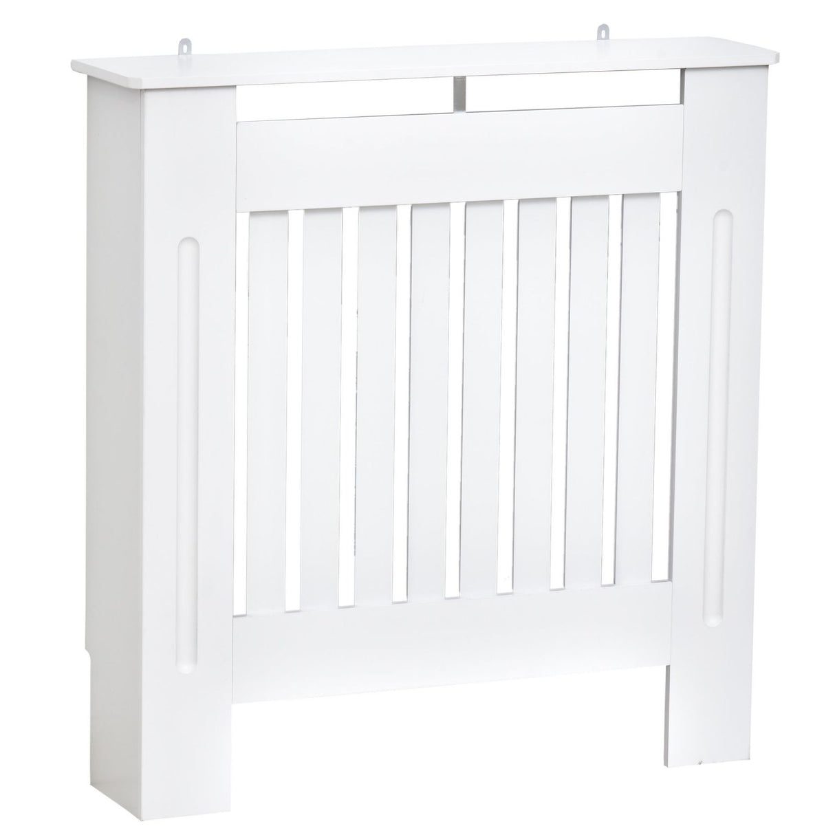 easycomfort easycomfort copritermosifone in legno mdf bianco con doghe verticali 78x19x81cm