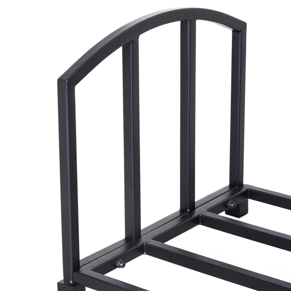 easycomfort portalegna da interno ed esterno in metallo con ganci e 4 attrezzi per camino inclusi nero