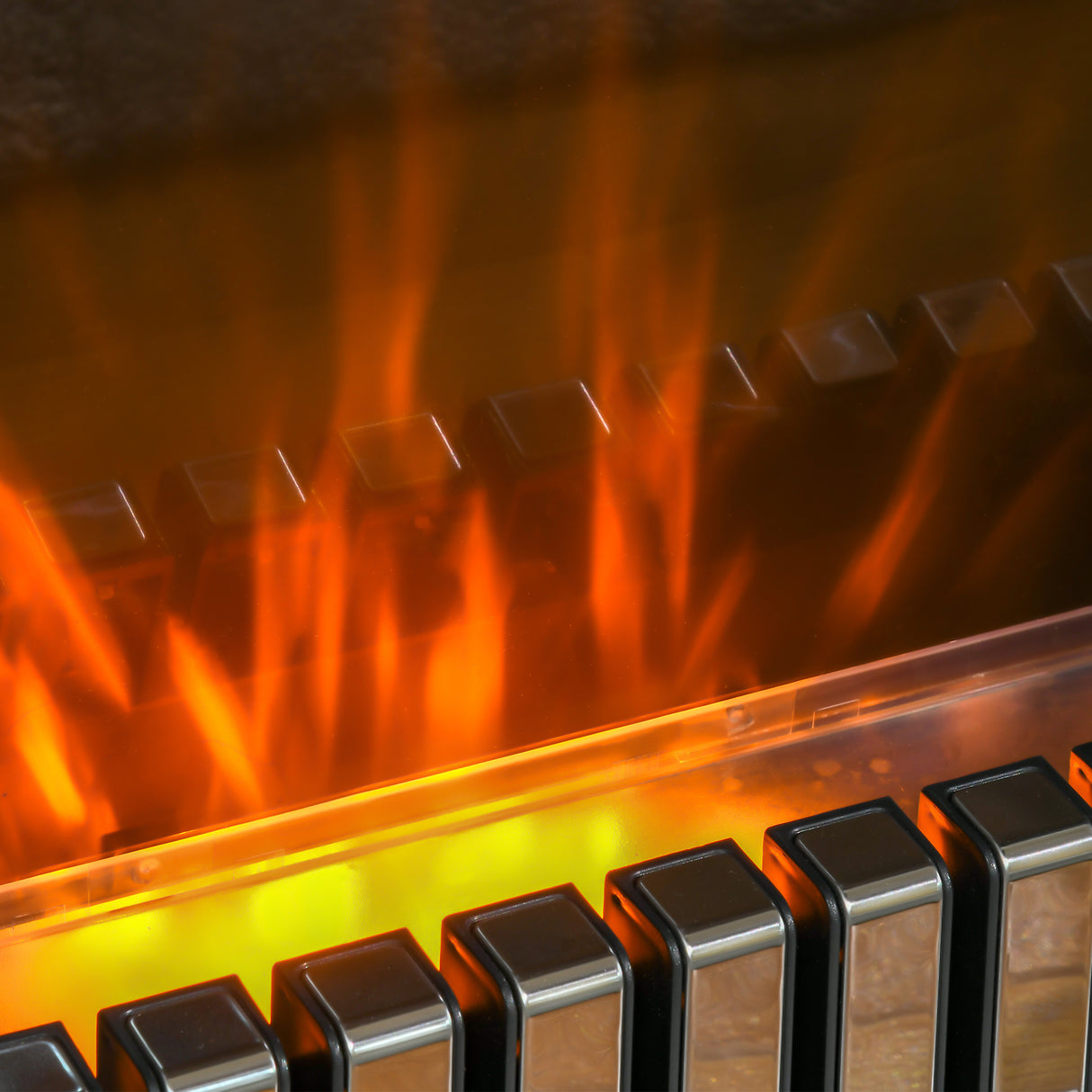 easycomfort easycomfort camino elettrico da terra con effetto fiamma realistico timer e telecomando 1000w e 2000w 79x26x77 5cm bianco e nero