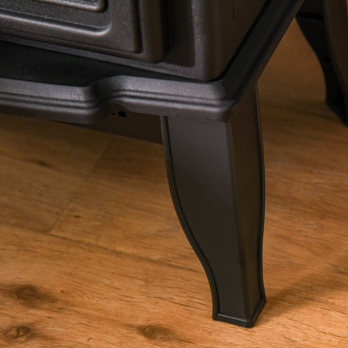 easycomfort camino elettrico con effetto fiamma temperatura regolabile copertura 20 25m nero