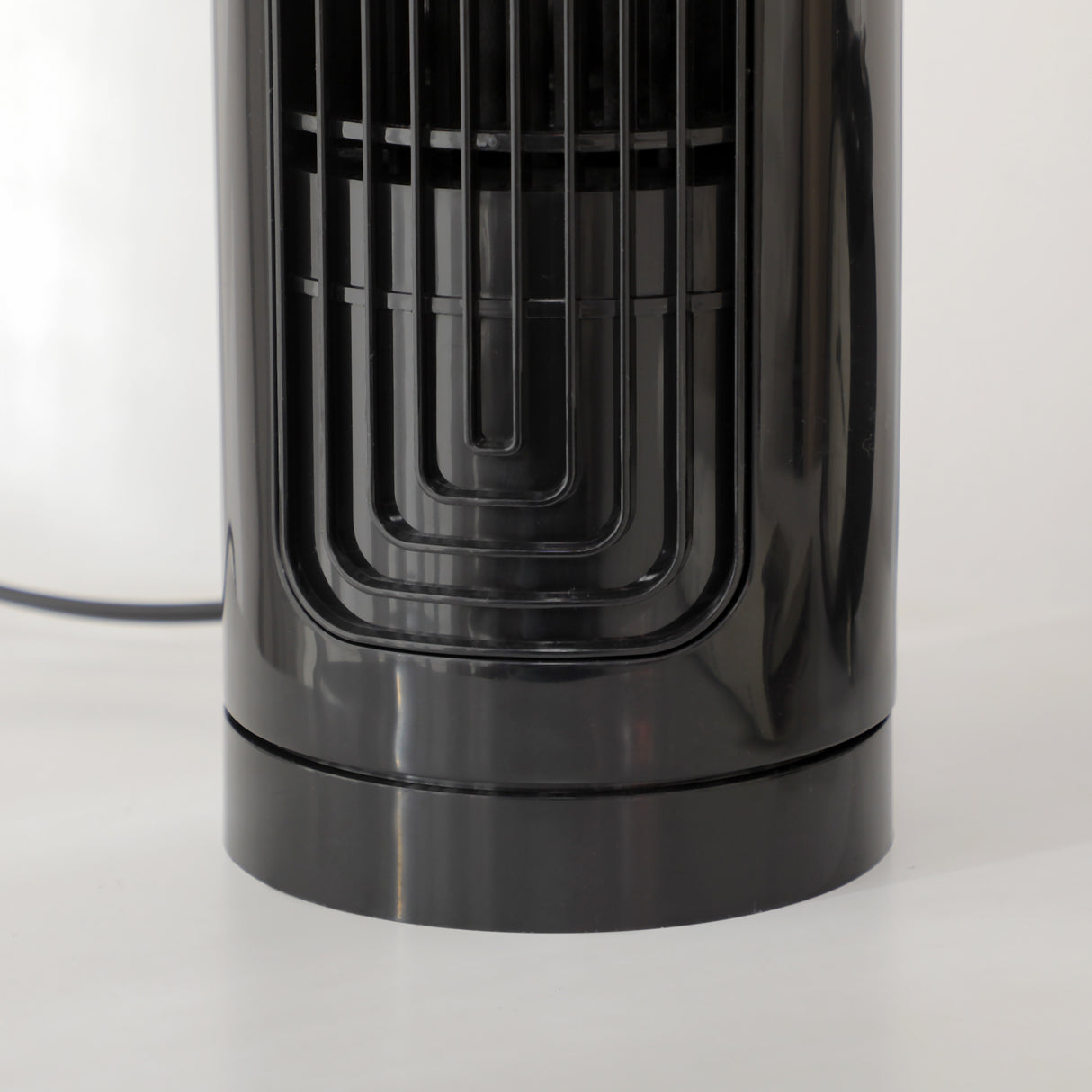 easycomfort ventilatore a colonna oscillante a 3 velocita e basso rumore in abs e rame o11x32.5 cm nero