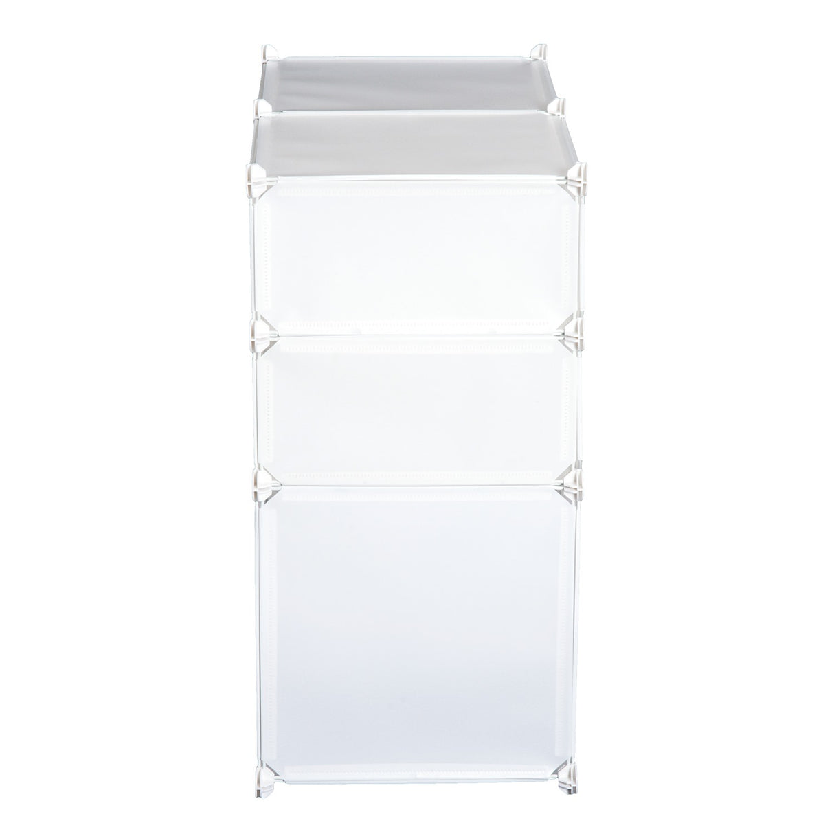 easycomfort easycomfort armadio modulare scarpiera in plastica guardaroba scaffale portascarpe 753773cm bianco ean 8054111842181