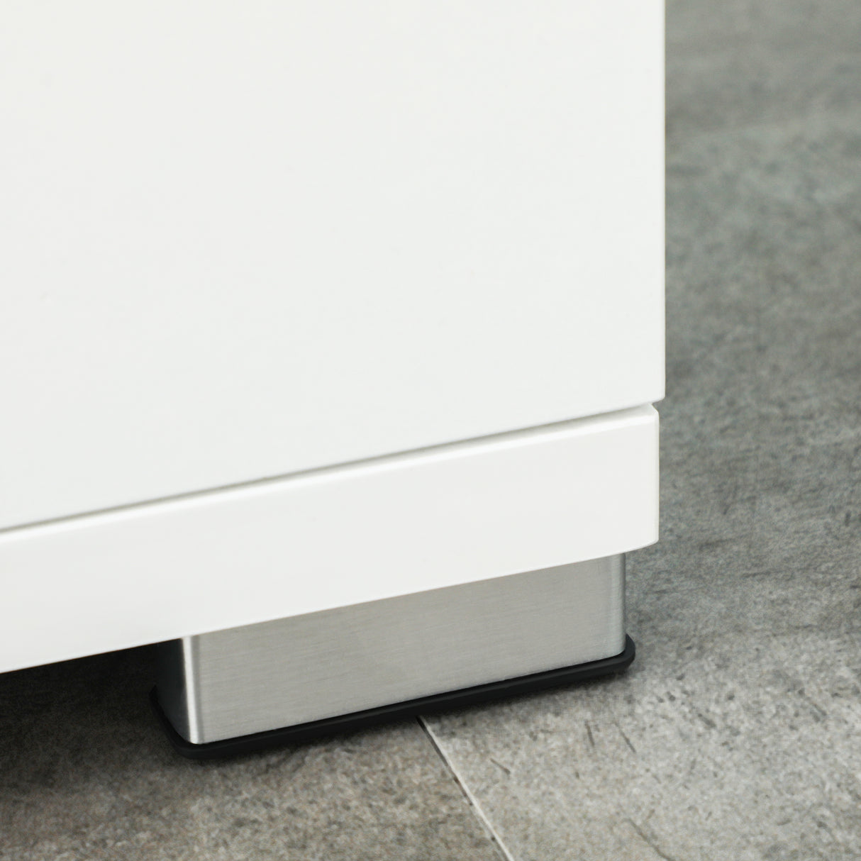 easycomfort easycomfort mobile bagno in truciolato bianco con 2 armadietti con ante e 2 ripiani aperti 80x33 5x190 cm