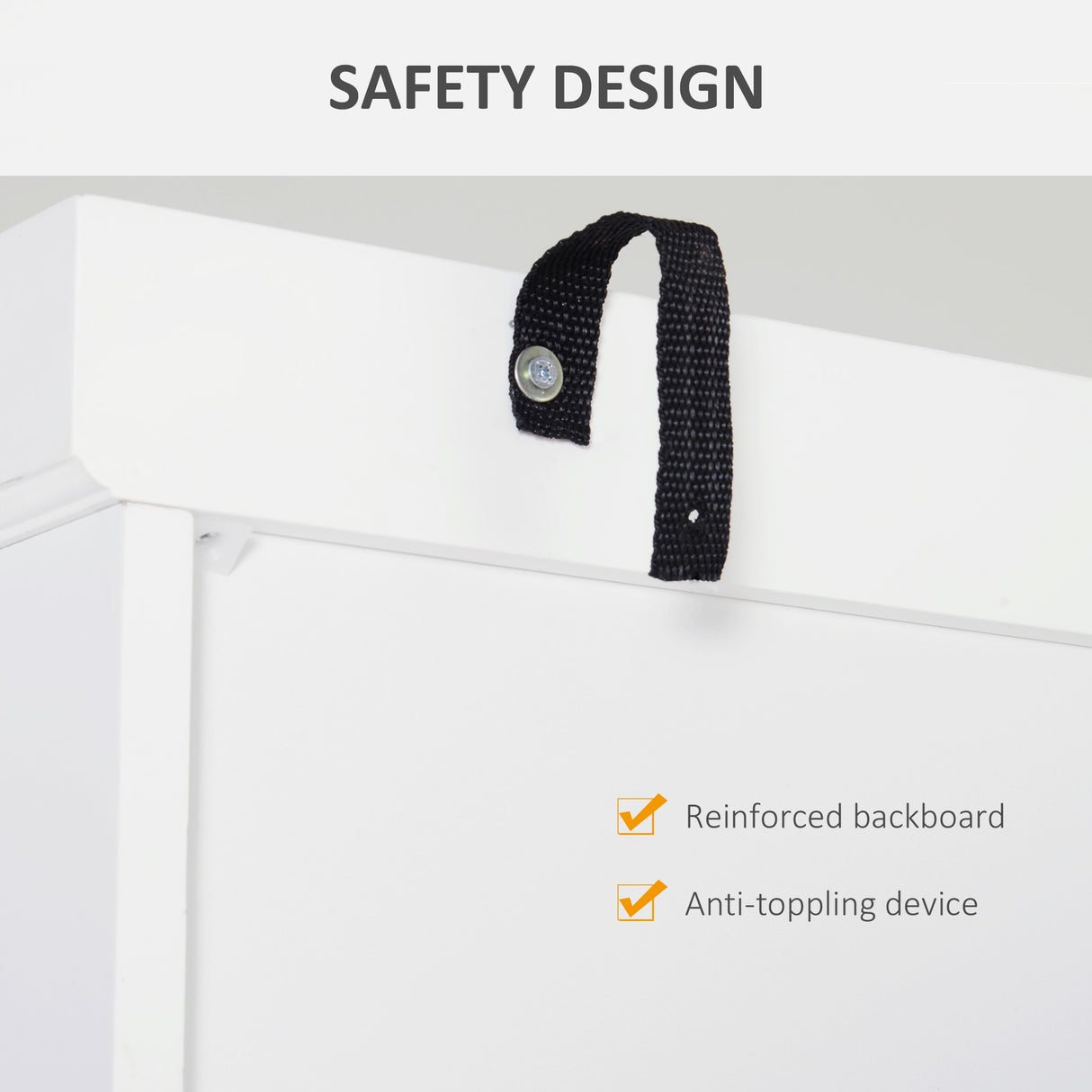 easycomfort easycomfort mobile cucina con armadietto superiore e inferiore e cassetto centrale in legno 76x40 5x184 cm bianco