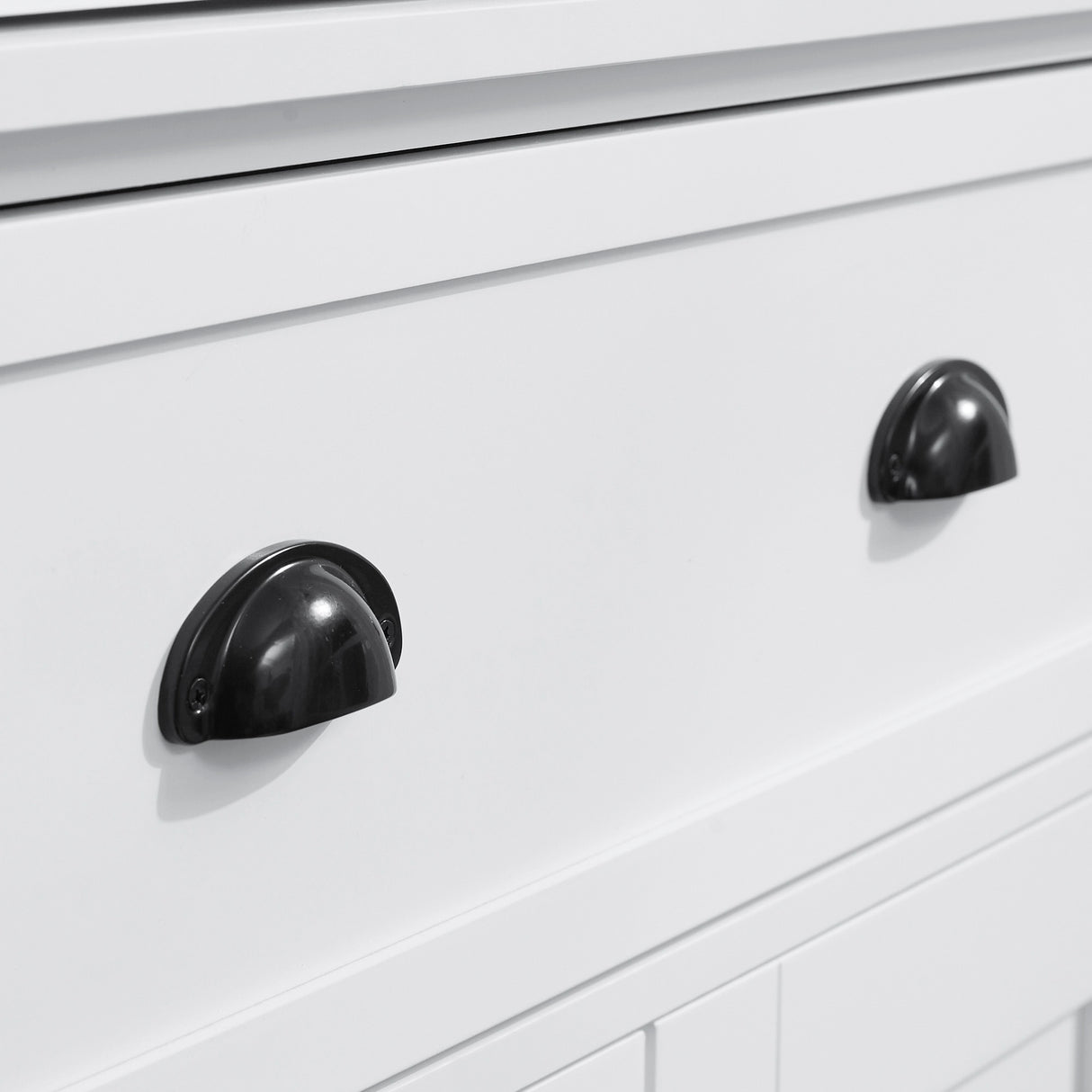 easycomfort easycomfort mobile cucina con armadietto superiore e inferiore e cassetto centrale in legno 76x40 5x184 cm bianco