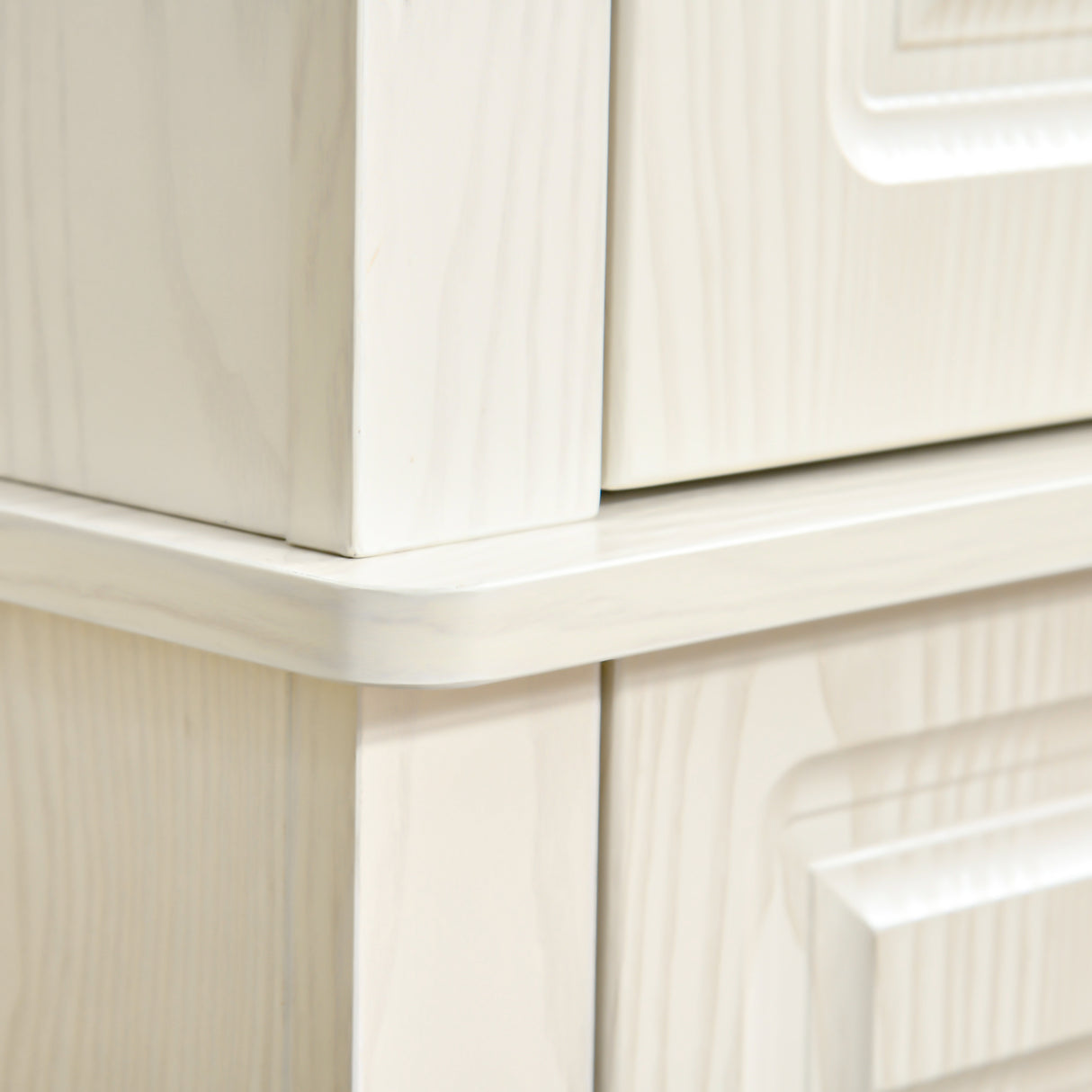 easycomfort easycomfort credenza cucina con 2 armadietti e cassetto in stile coloniale 80x35x180cm bianco