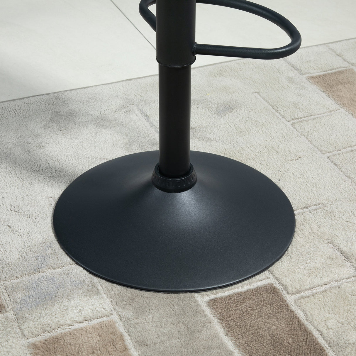 easycomfort easycomfort set 2 sgabelli da bar altezza regolabile con base in metallo e seduta in velluto sgabelli moderni con schienale e poggiapiedi 46x48x83 104cm verde