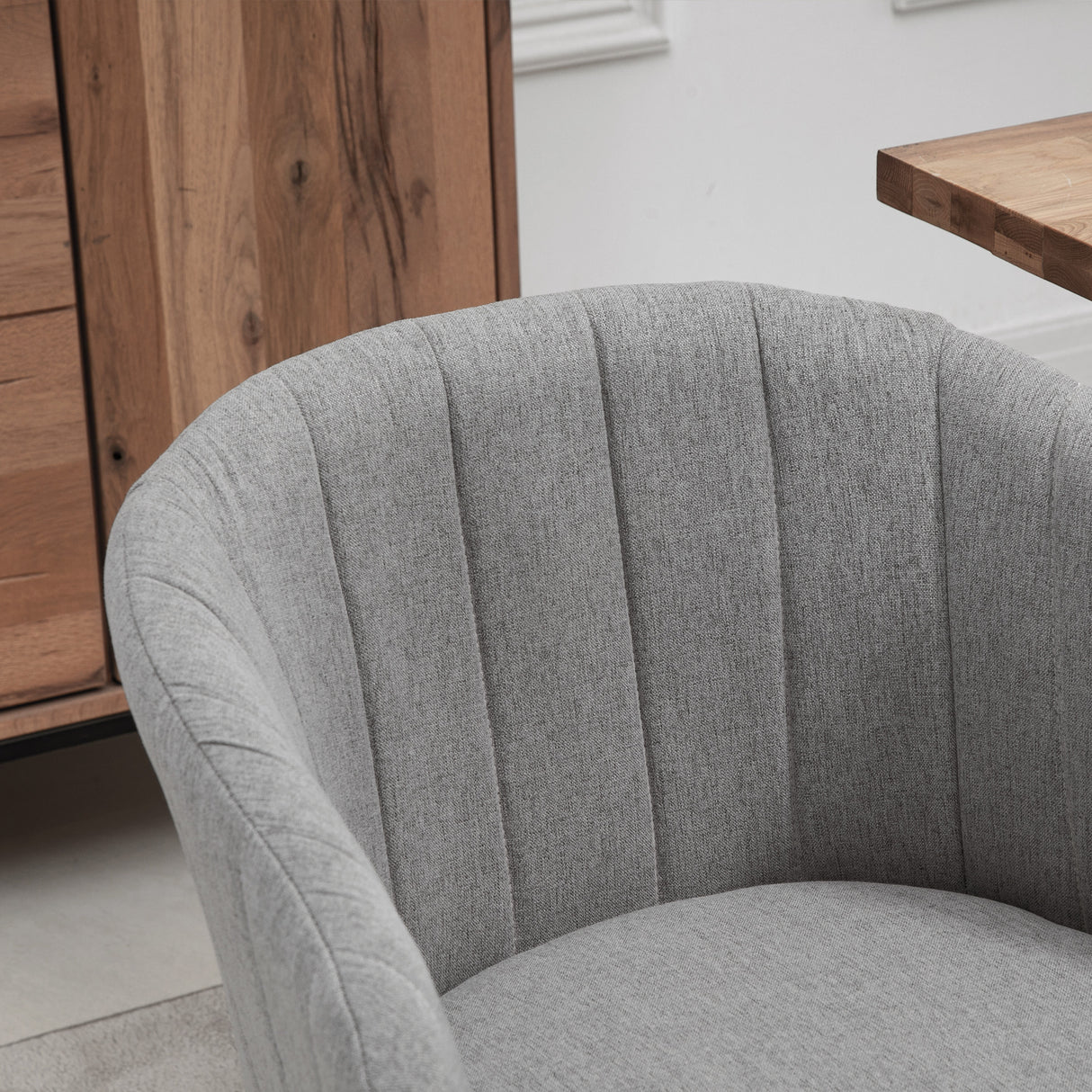 easycomfort easycomfort set di 2 sedie imbottite moderne con rivestimento in tessuto sedie per soggiorno e salotto grigio chiaro