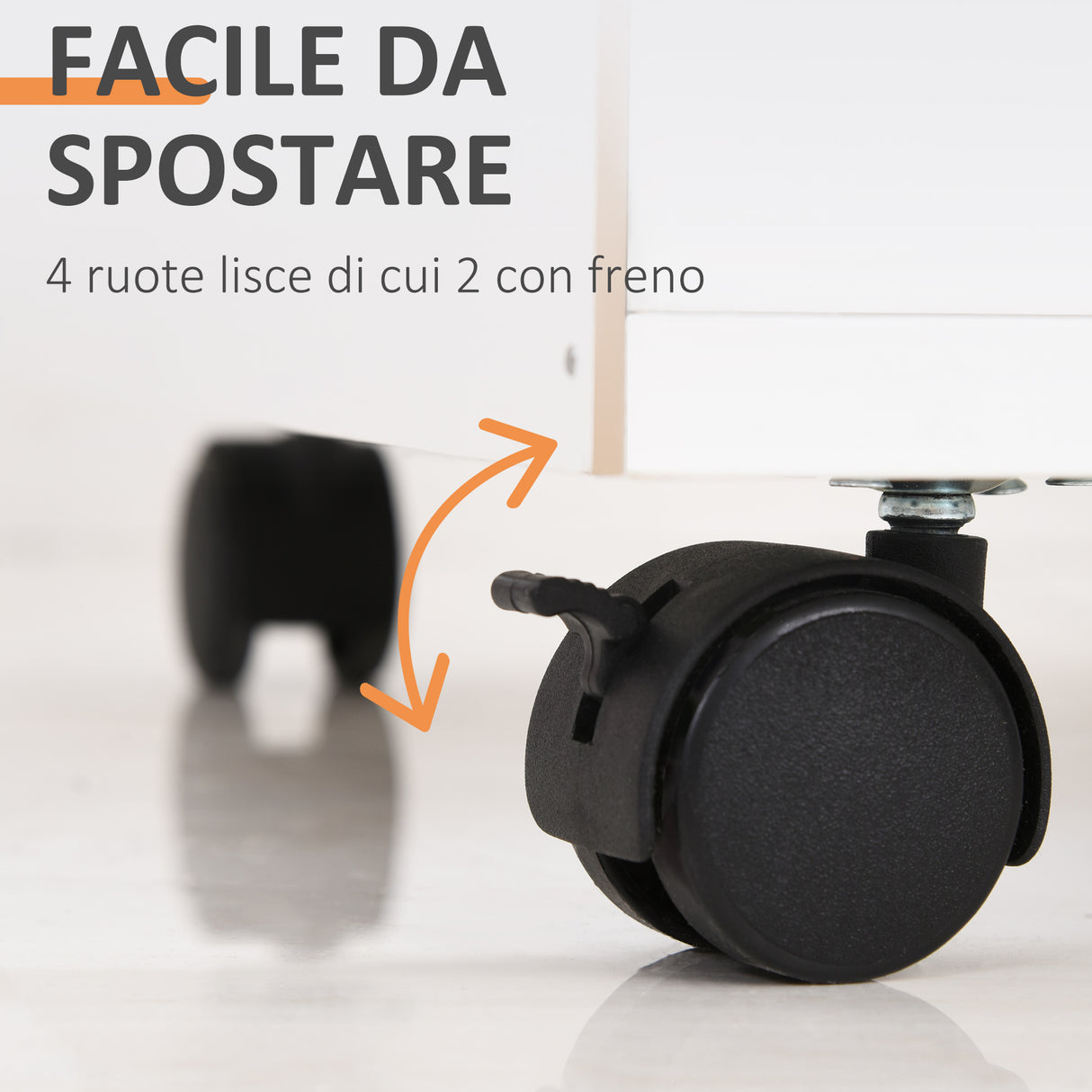 easycomfort easycomfort cassettiera per ufficio in legno con 2 chiavi cassetto armadietto e 4 ruote ean 8054111842020