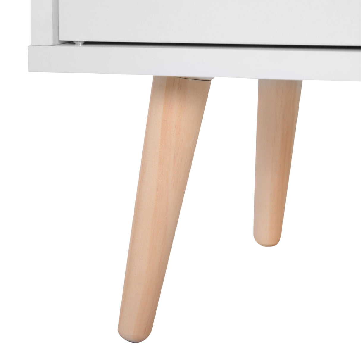 easycomfort easycomfort mobiletto con piedini in legno di pino bianco 80 x 29 5 x 96cm ean 8054111848046