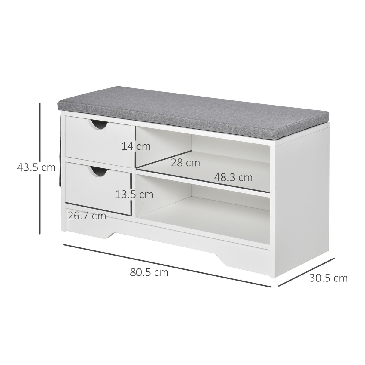 easycomfort easycomfort scarpiera salvaspazio panca scarpiera in legno mobile scarpiera da ingresso bianca 80 5x30 5x43 5cm
