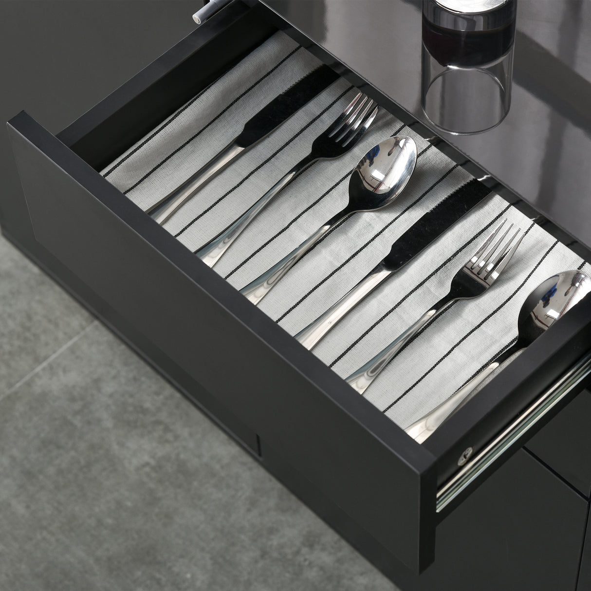 easycomfort easycomfort mobiletto multiuso per casa e ufficio con 2 cassetti e 2 armadietti apertura a pressione 79x36x74cm