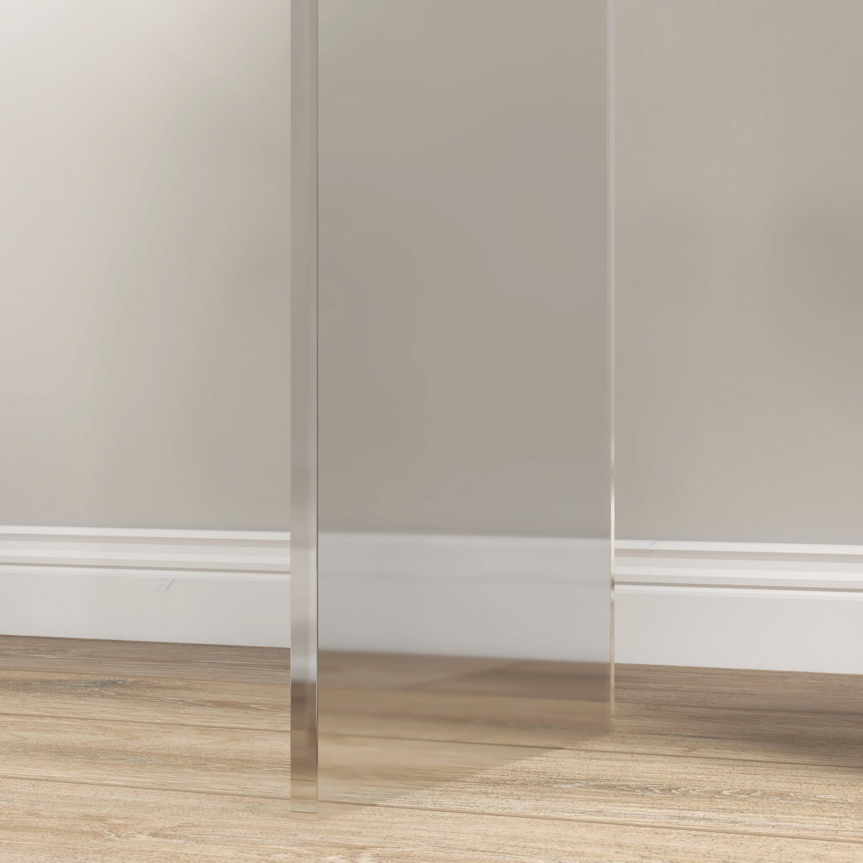 easycomfort easycomfort tavolino da salotto in acrilico a u con bordi lisci e angoli arrotondati 53 5x30 5x53 5 cm trasparente