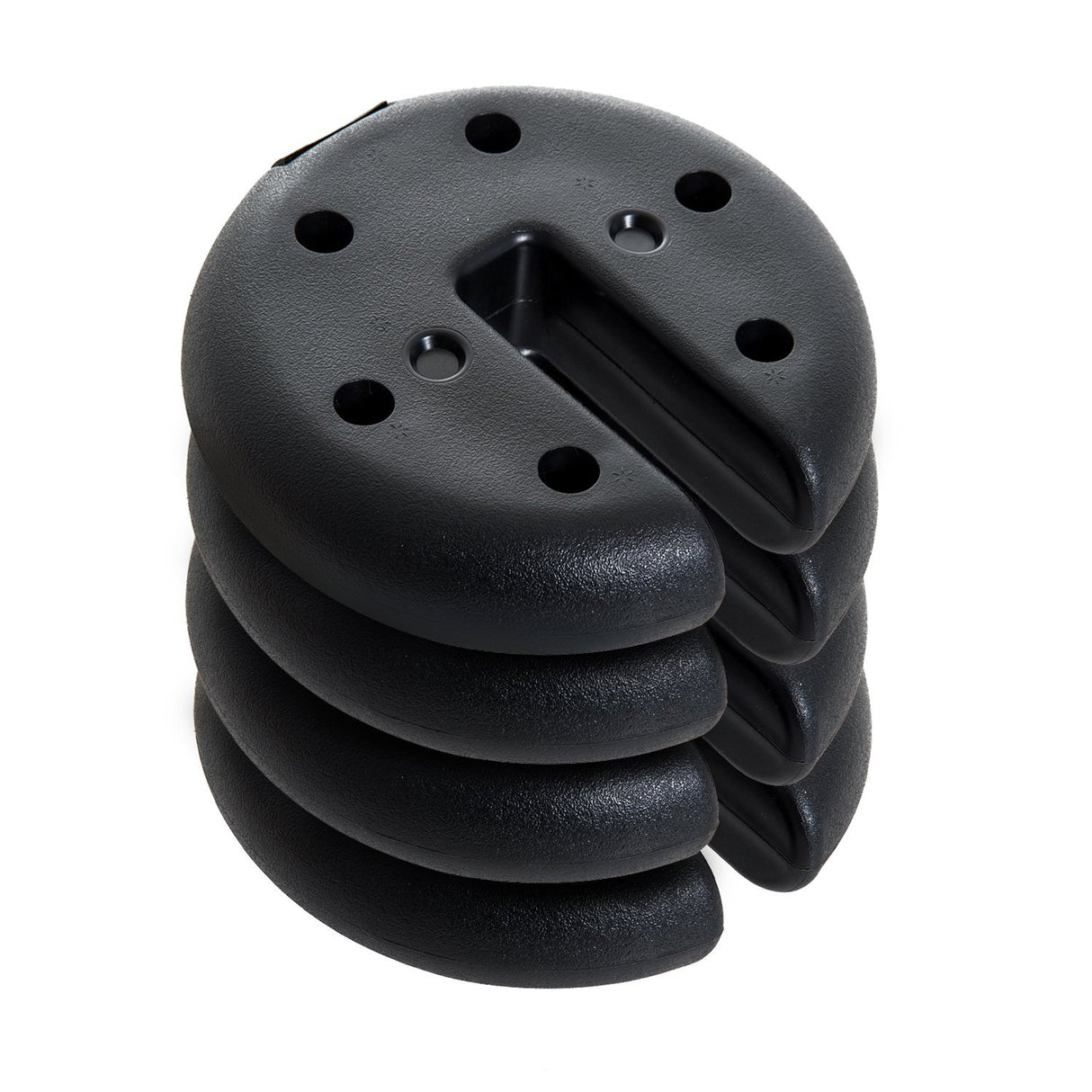 easycomfort easycomfort base per gazebo 4 pezzi riempito con cemento 2.3kg 20x4.5cm