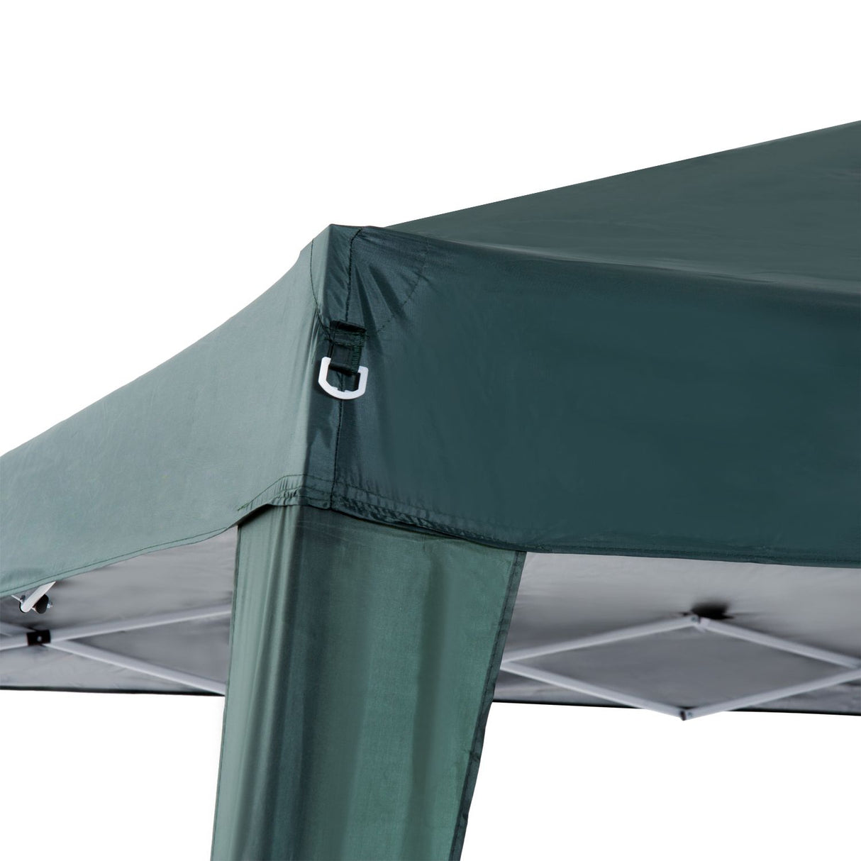 easycomfort easycomfort gazebo pieghevole da giardino 3x3m acciaio e poliestere verde