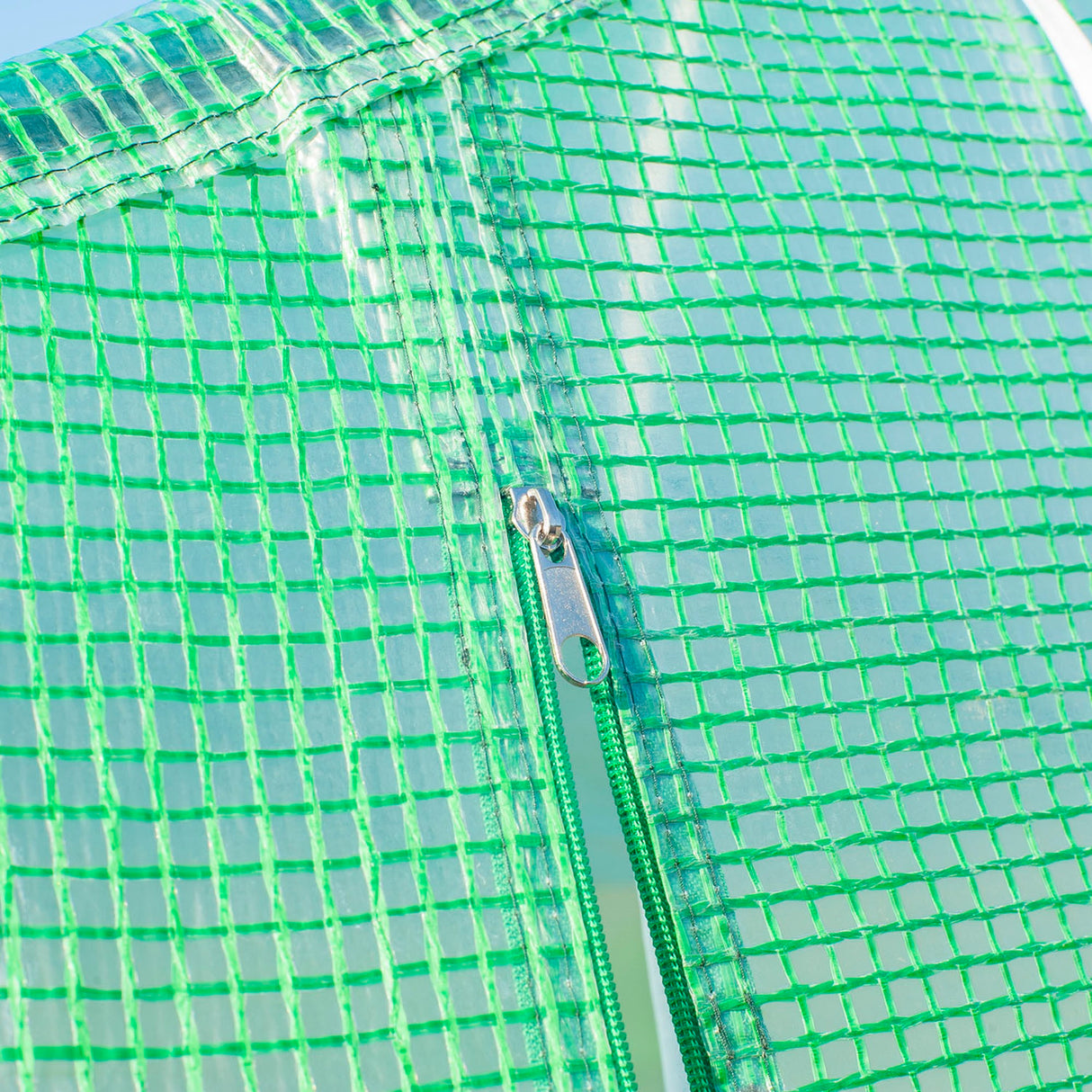 easycomfort easycomfort serra da giardino a tunnel con 8 finestre e porta avvolgibile 6x3x2m