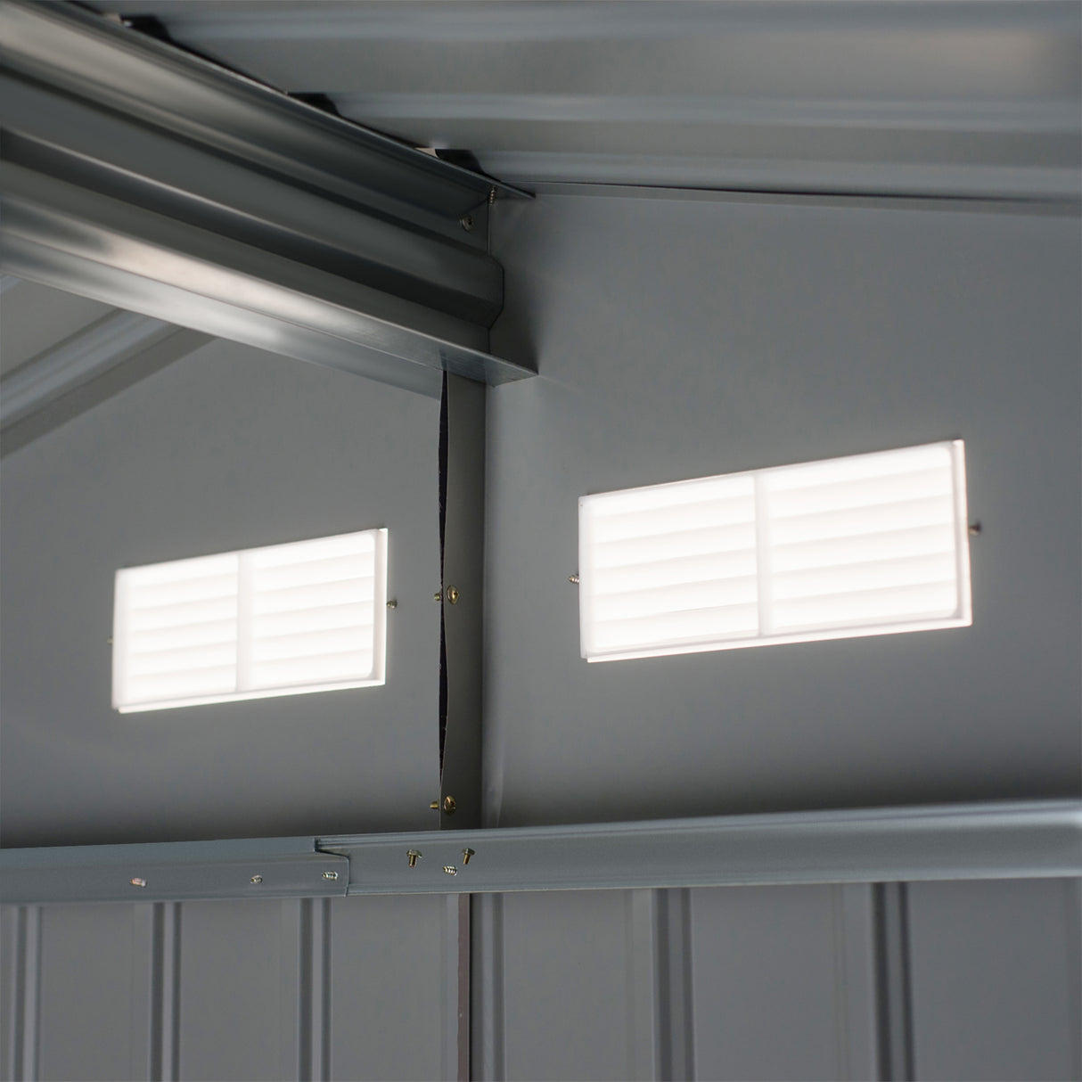 easycomfort casetta porta attrezzi capanno da giardino porta utensili in lamiera gialla