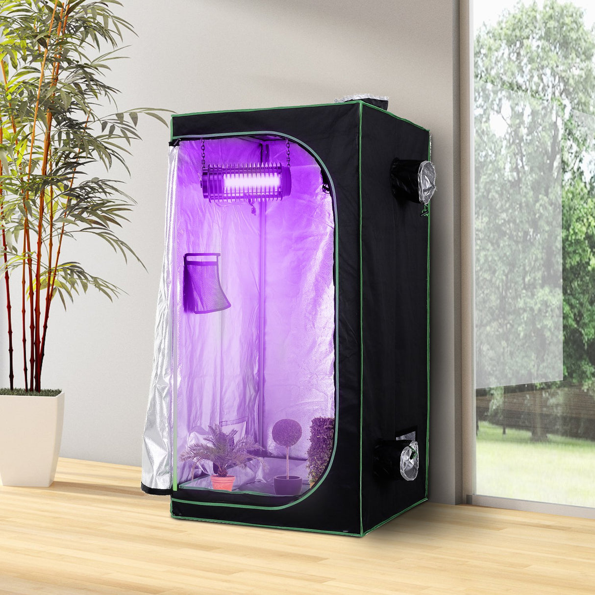 easycomfort easycomfort tenda per coltivazione idroponica grow tent 80x80x160cm