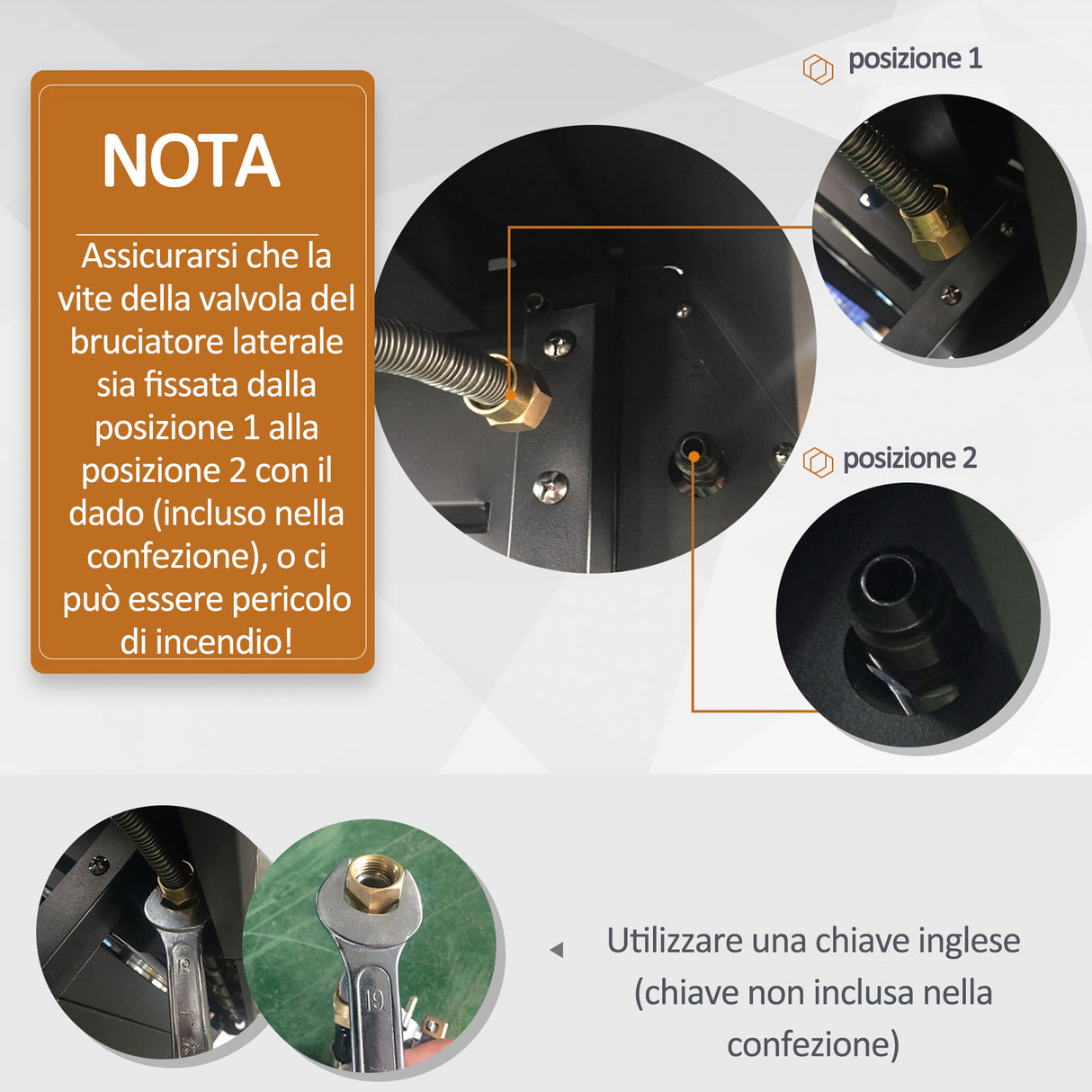 easycomfort easycomfort barbecue a gas con coperchio 7 bruciatori da 20kw fornello laterale e 2 ruote 135x50x100cm nero