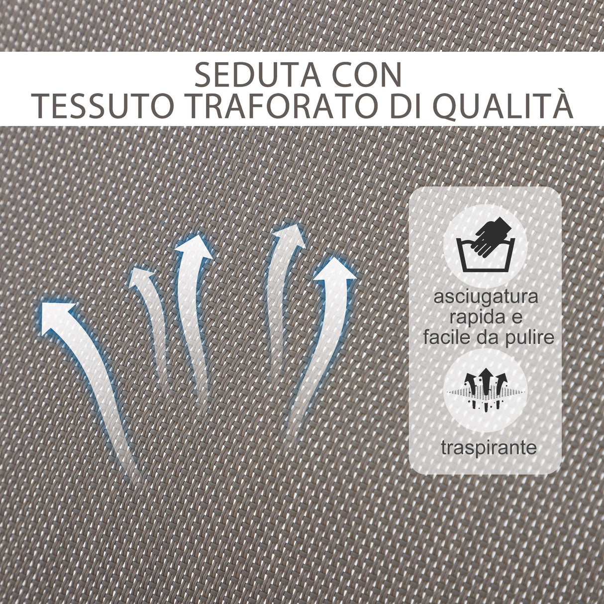 easycomfort easycomfort sedia a dondolo in texilene zero gravity grigio 154x80x84cm