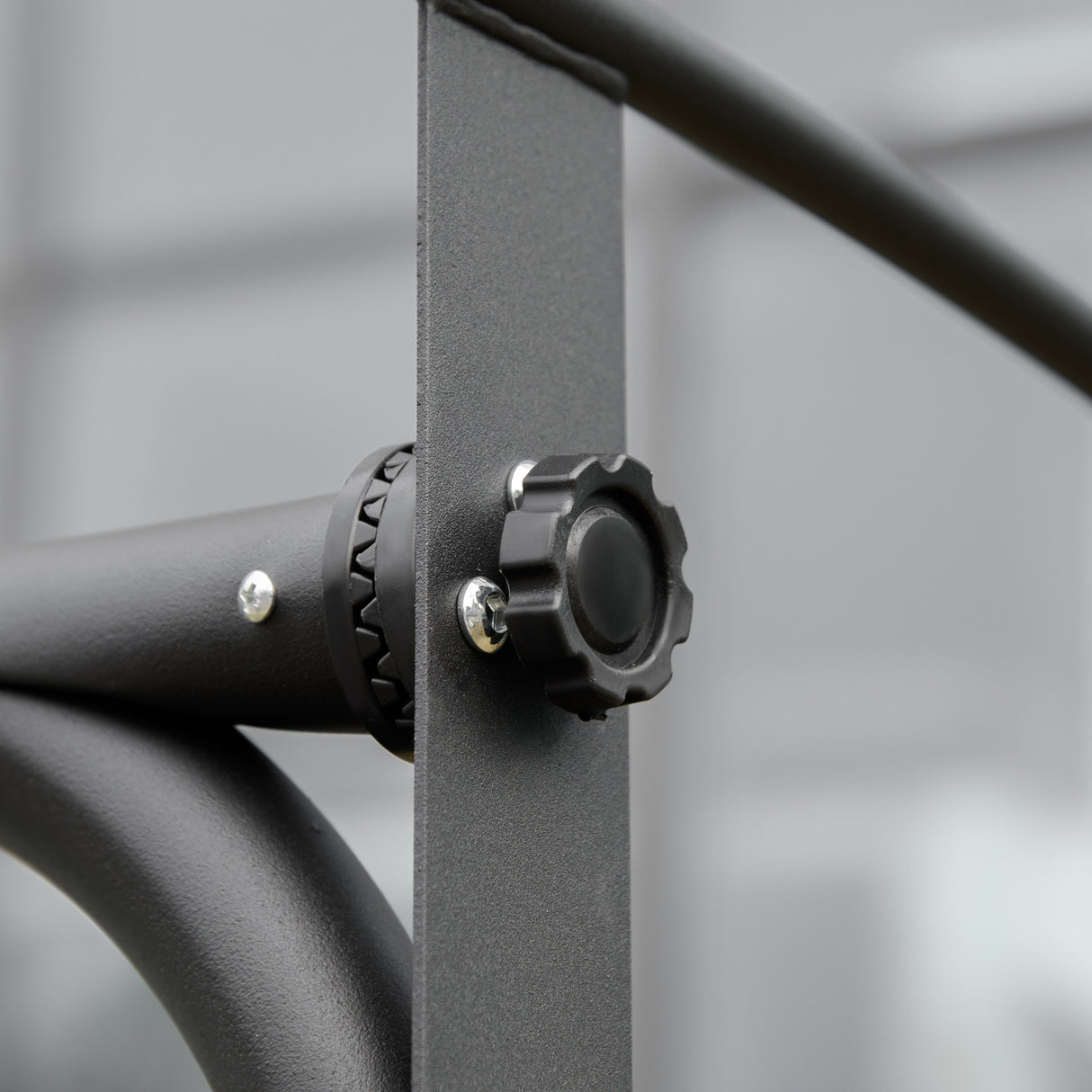 easycomfort dondolo a 2 posti da giardino con tettuccio regolabile 140x118x162cm grigio