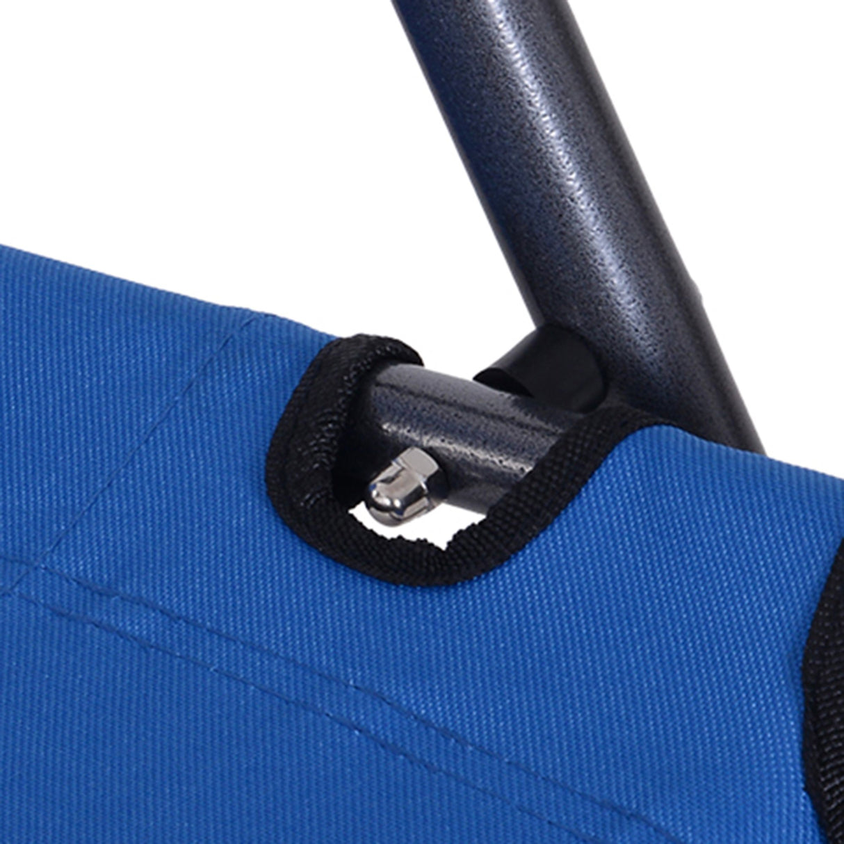 easycomfort lettino sdraio pieghevole e richiudibile da giardino in tessuto oxford 135x60x89cm blu