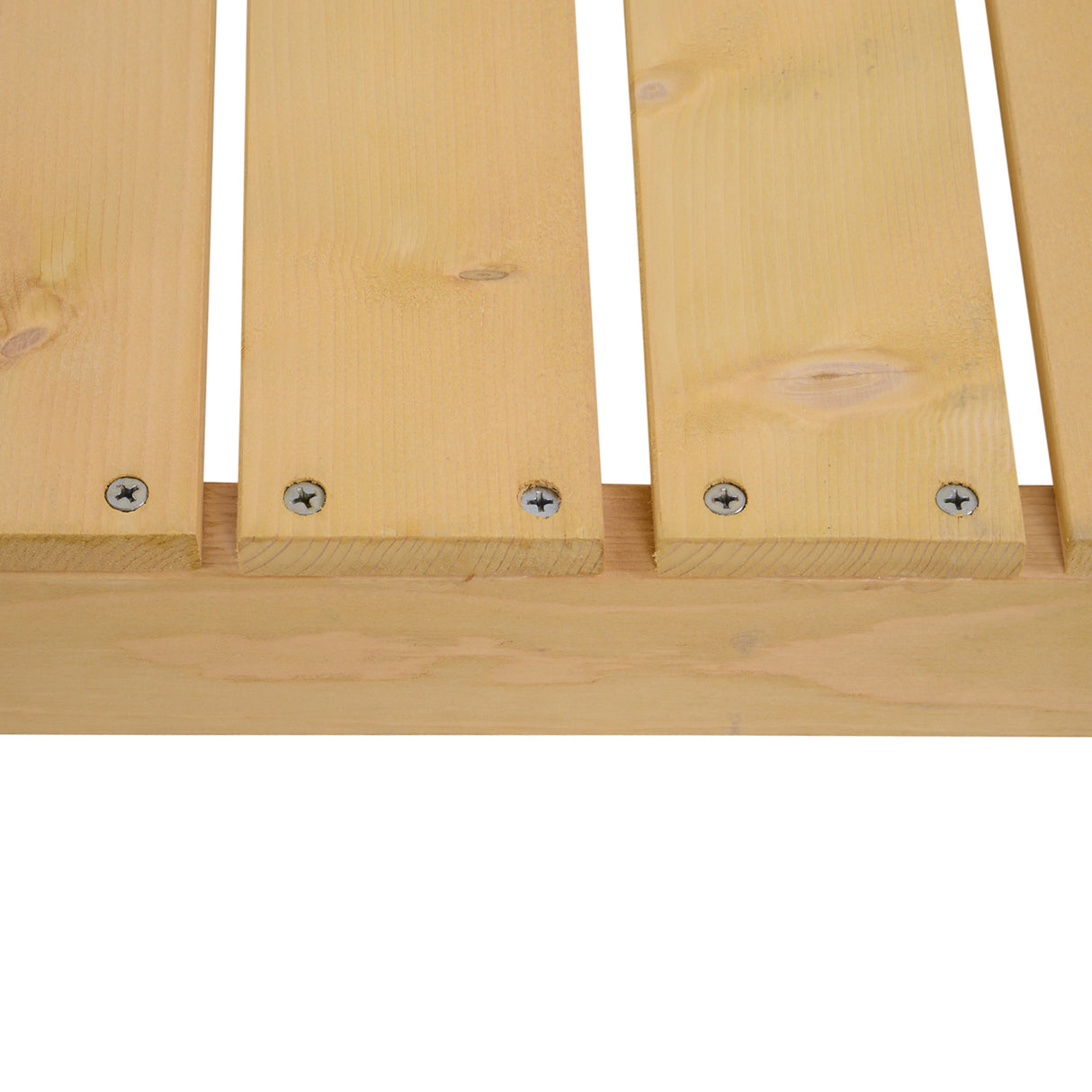 easycomfort easycomfort panchina da esterni impermeabile 2 posti in legno di abete 110x38x35cm