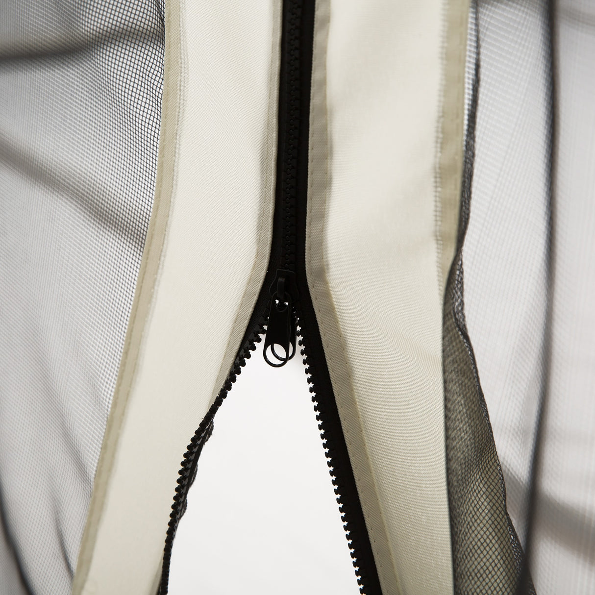 easycomfort zanzariera per gazebo tende di ricambio universale con cerniere 352x207cm nero beige