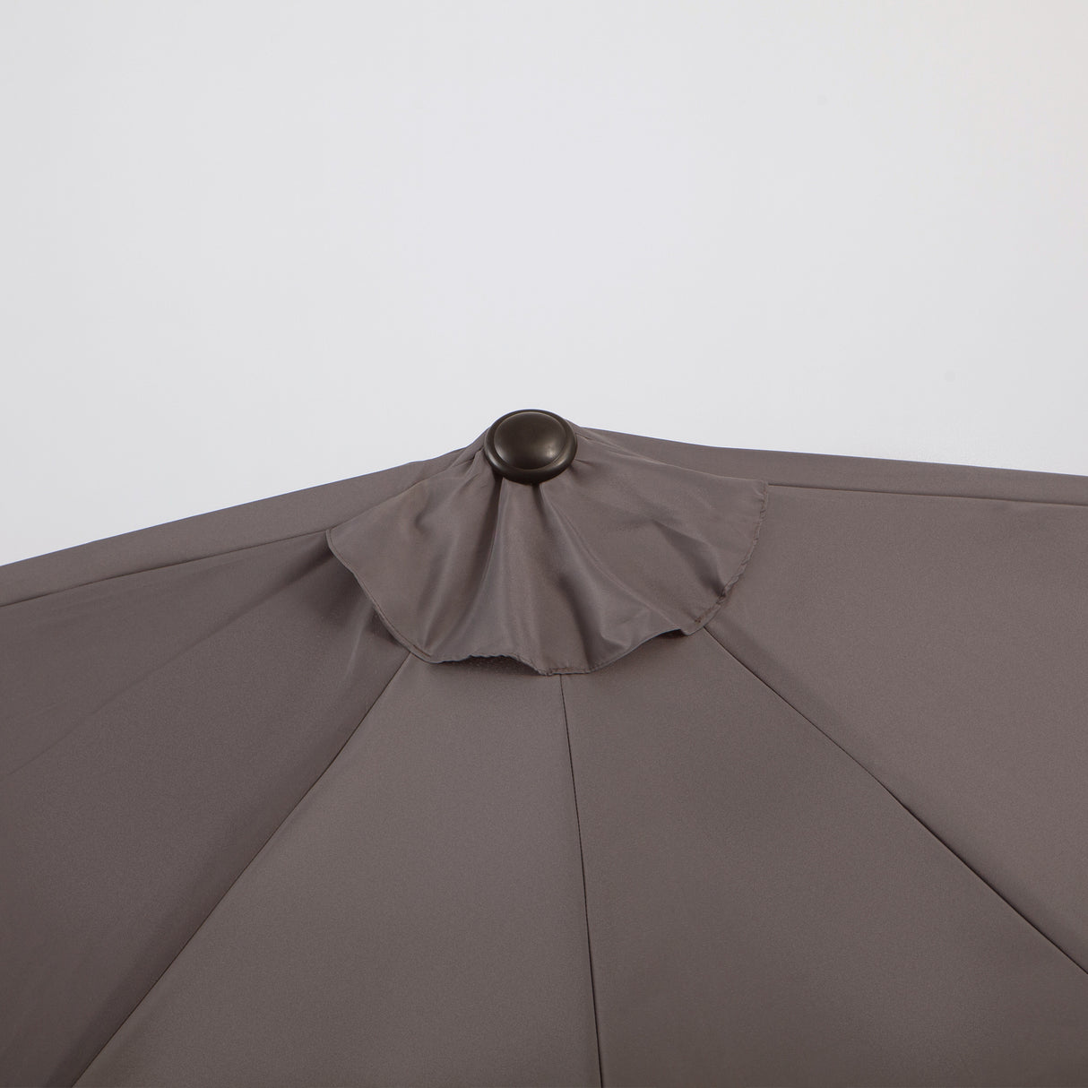 easycomfort easycomfort ombrellone semicircolare da parete con manovella in poliestere e metallo 2 7x2 4 m grigio