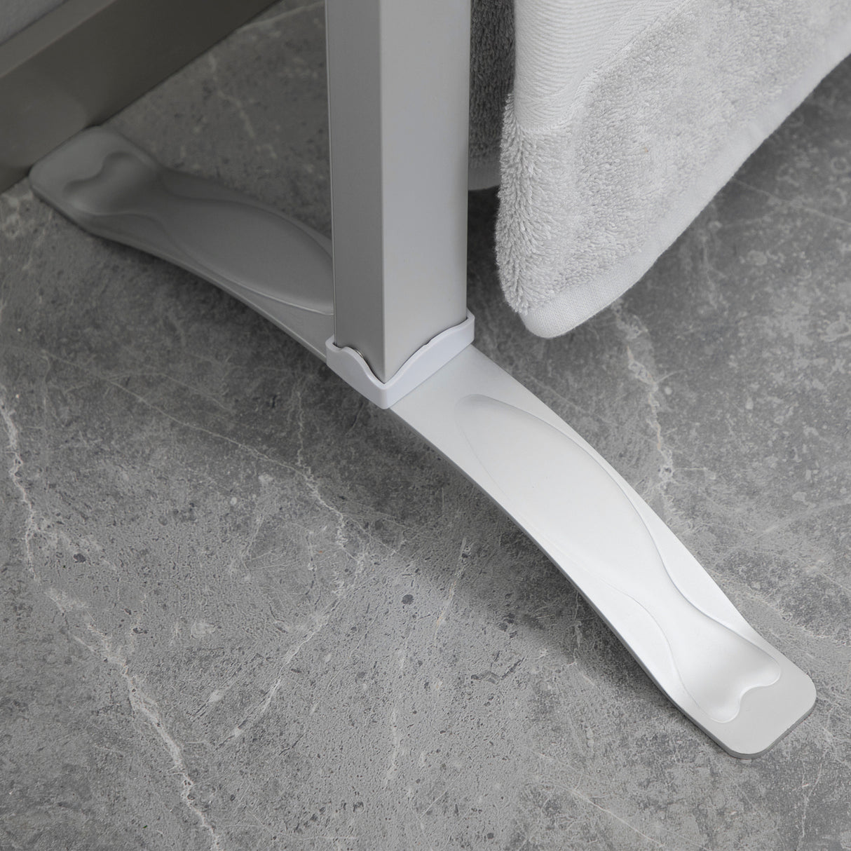 easycomfort scaldasalviette elettrico da 140w a 6 barre con temperatura 45 c 55 c in alluminio 69x36x90 cm argento