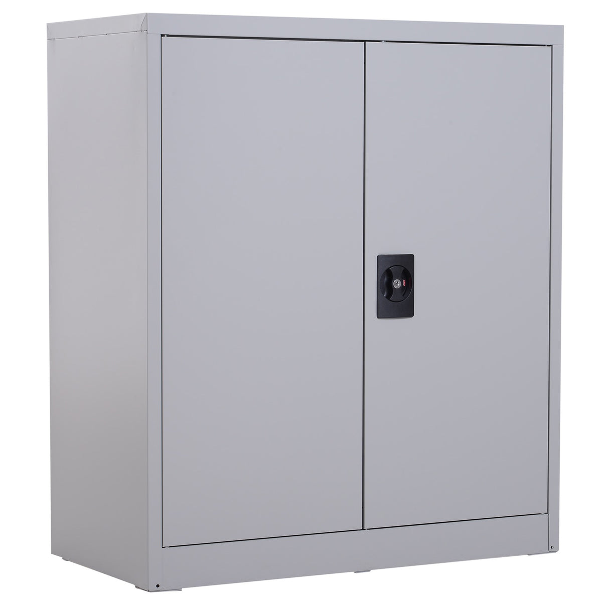 easycomfort easycomfort armadietto mobile ripiano regolabile chiusura di sicurezza per casa ufficio garage acciaio 80x40x92 5cm grigio ean 8054111848473