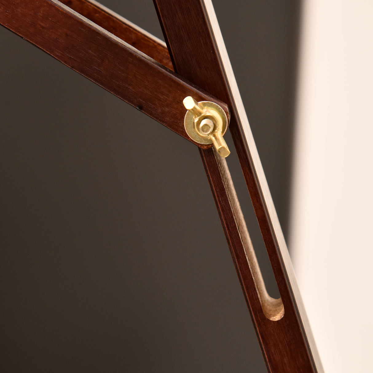 easycomfort cavalletto pittura studio professionale altezza e inclinazione regolabili in legno marrone