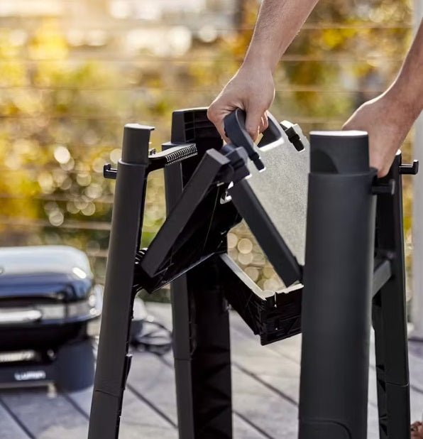 weber barbecue elettrico weber lumin black nero con supporto codice 92010853