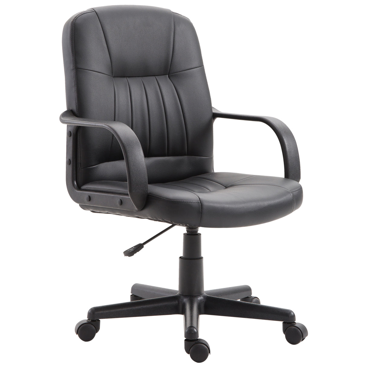 easycomfort easycomfort sedia da ufficio ergonomica e girevole poltrona da ufficio con altezza regolabile in similpelle 606090 99cm nero ean 8055776910000