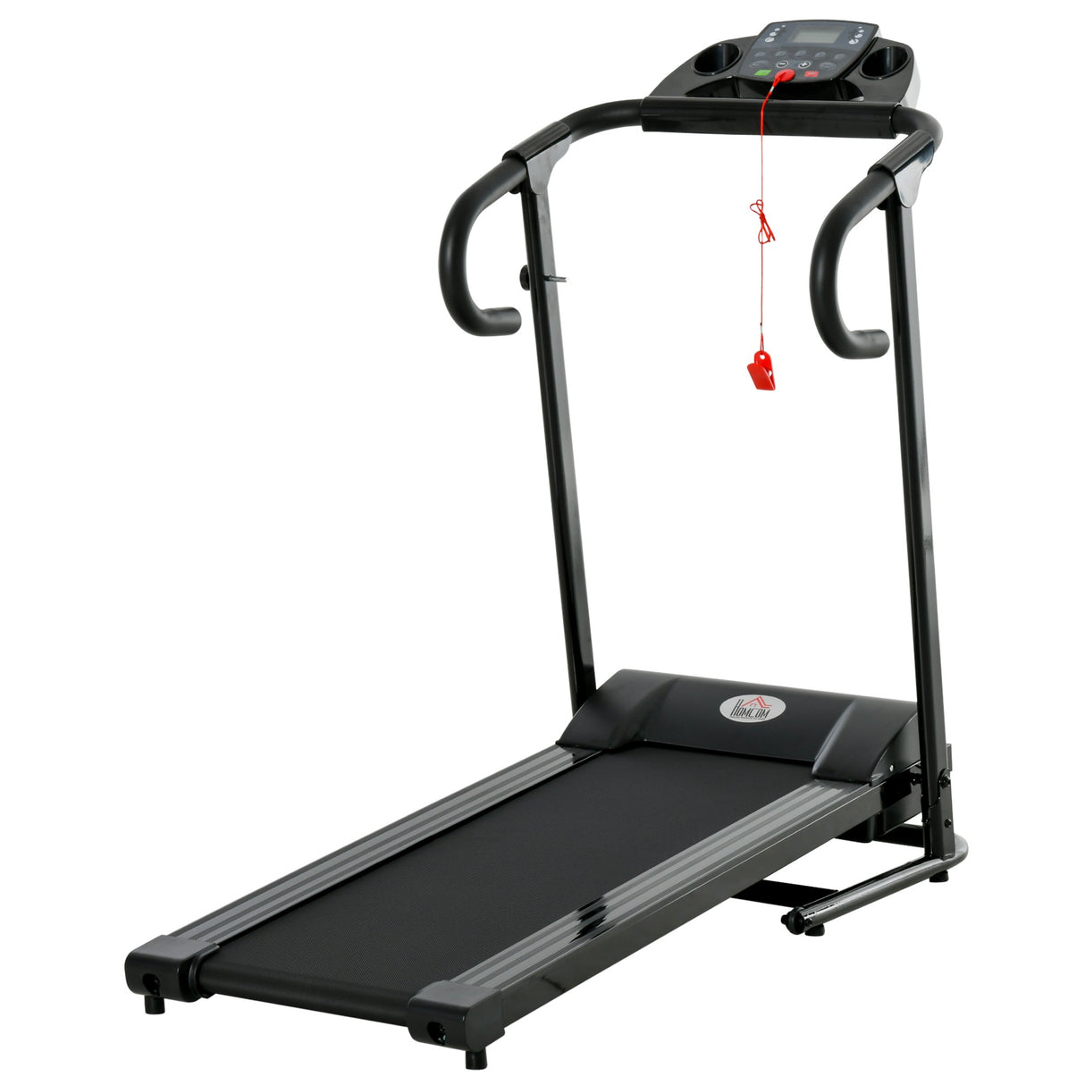 easycomfort easycomfort tapis roulant elettrico pieghevole con display lcd velocita 0 8 10kmh e 3 programmi potenza 500w 123x62x117cm nero