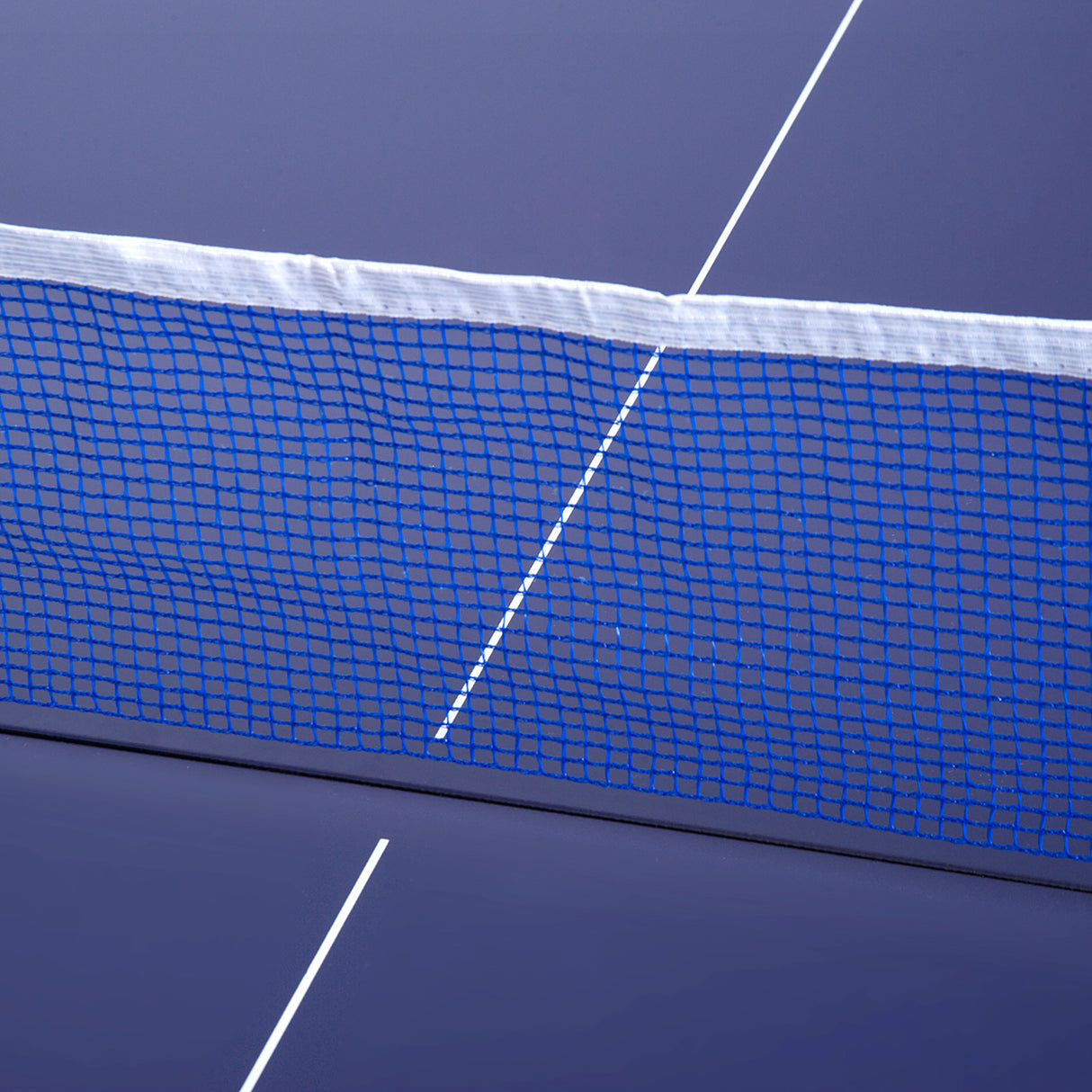 easycomfort easycomfort tavolo da ping pong pieghevole e salvaspazio con rete da gioco per interno in acciaio e mdf 182x91x76cm blu