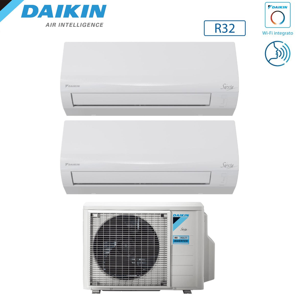 climatizzatore condizionatore dual split inverter r 32 serie sensira 9000_12000 btu 2amxf40a wi fi optional 9_12 novita