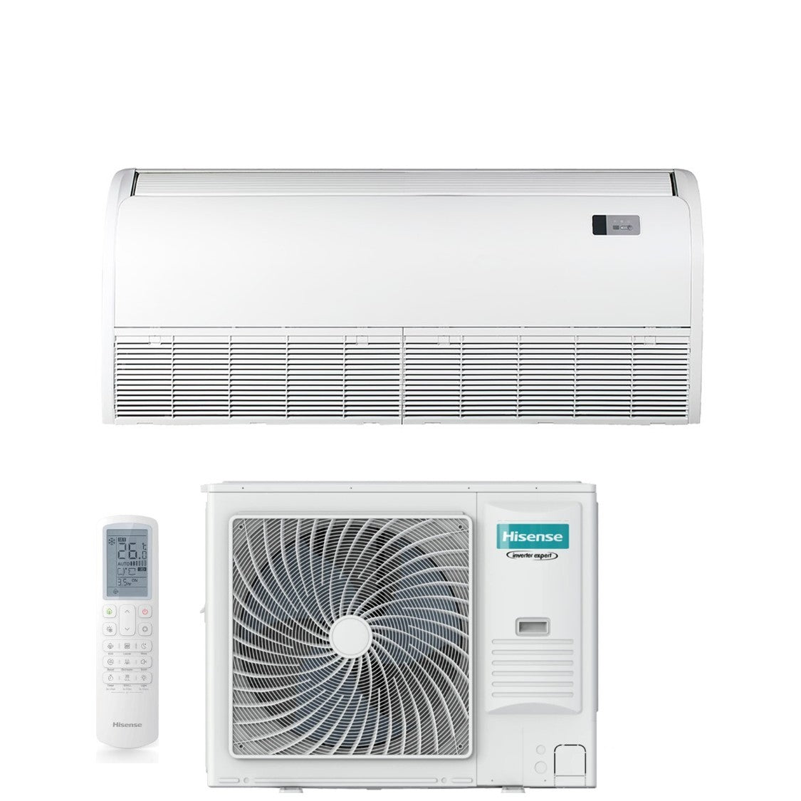 climatizzatore condizionatore hisense soffitto pavimento 60000 btu auv175ur4 classe a__ a_ new 2018 4243