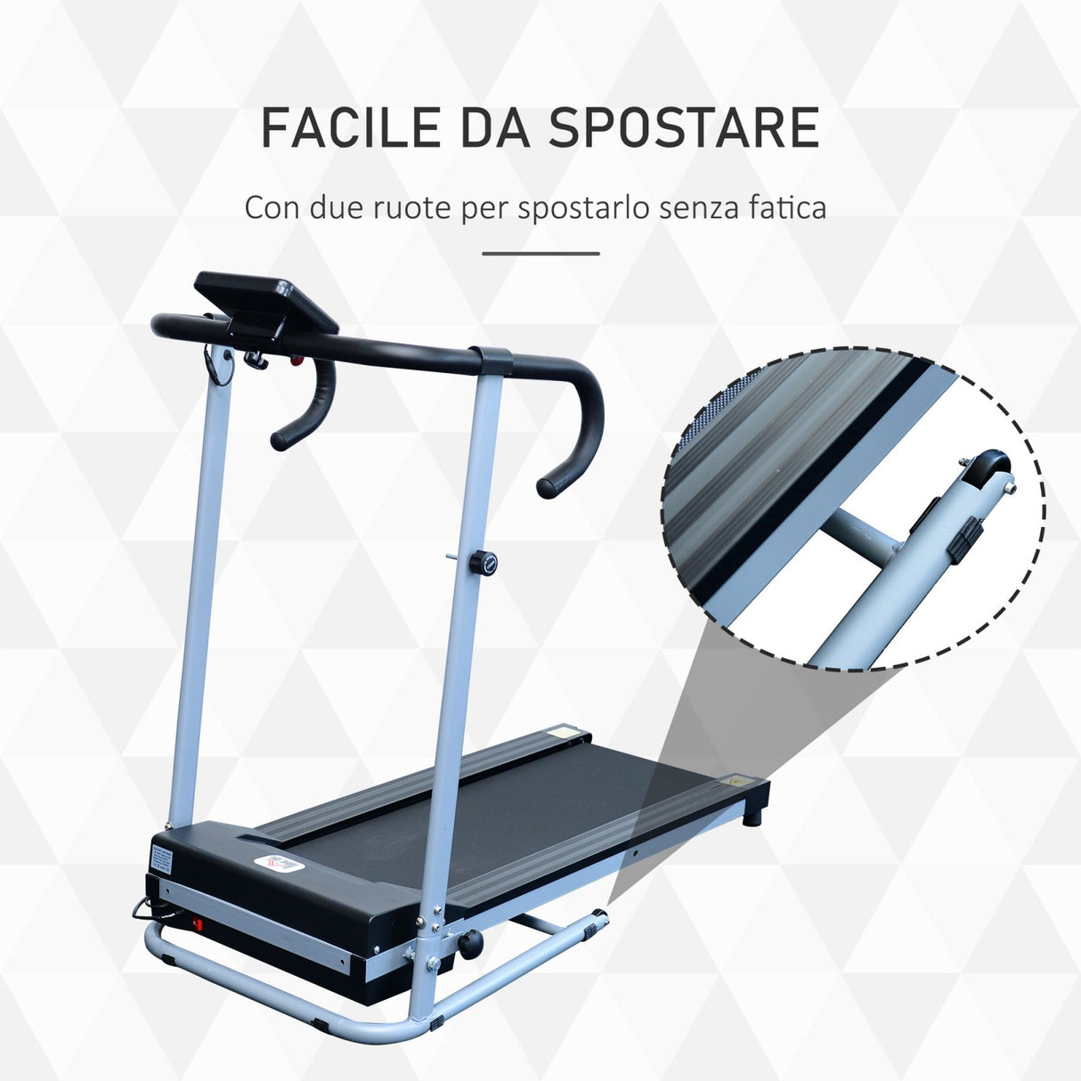 easycomfort easycomfort tapis roulant elettrico pieghevole schermo lcd 500w