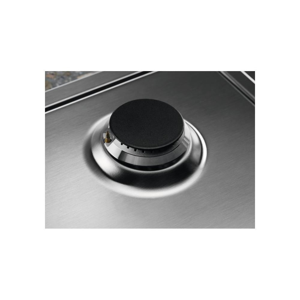 electrolux piano cottura a gas electrolux serie 600 kgs6434sx 4 fuochi l595xp51 inox ean 7332543609307